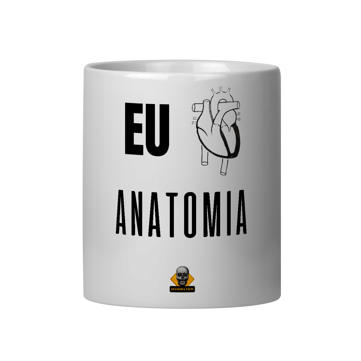 Caneca Eu <3 Anatomia