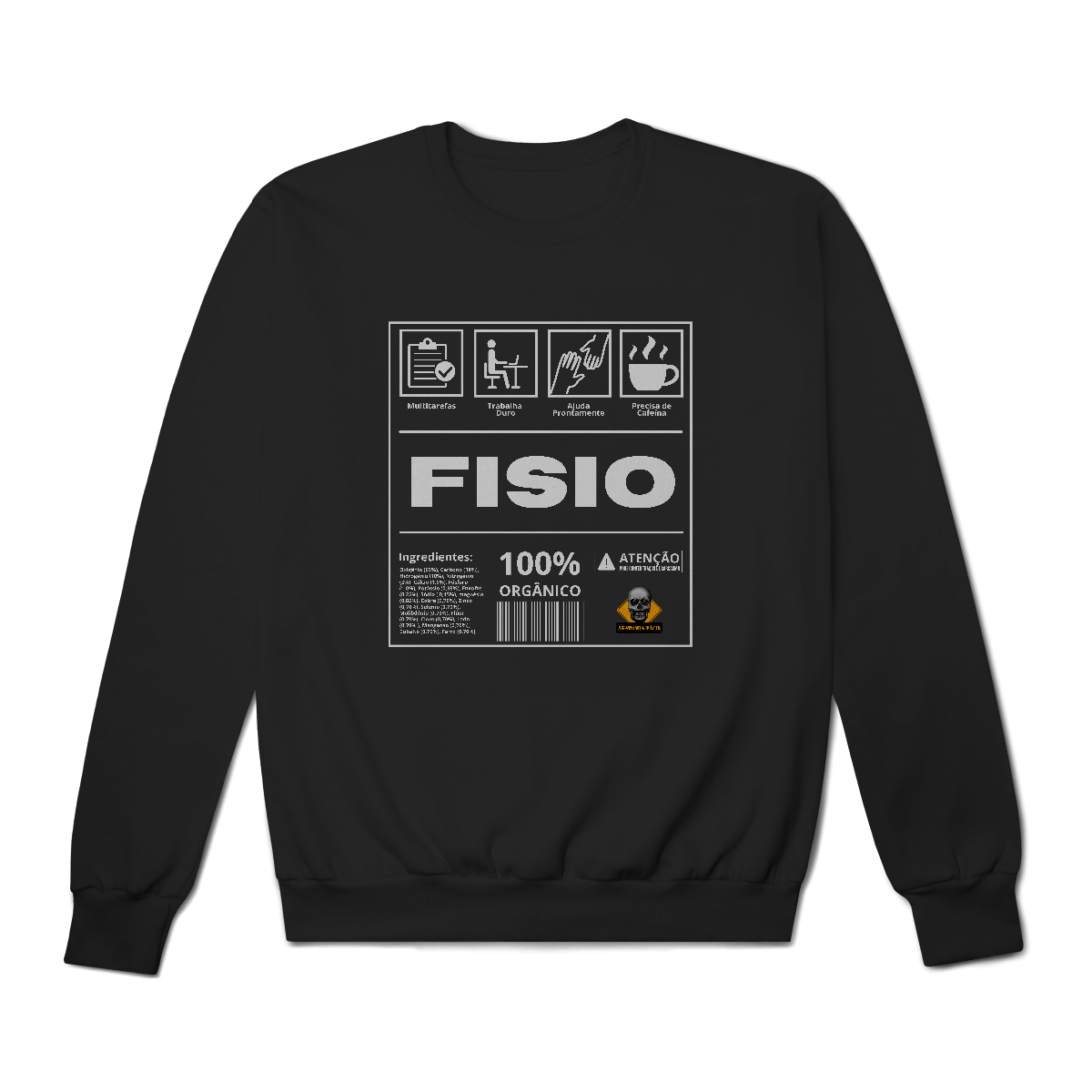Moletom Etiqueta Fisio