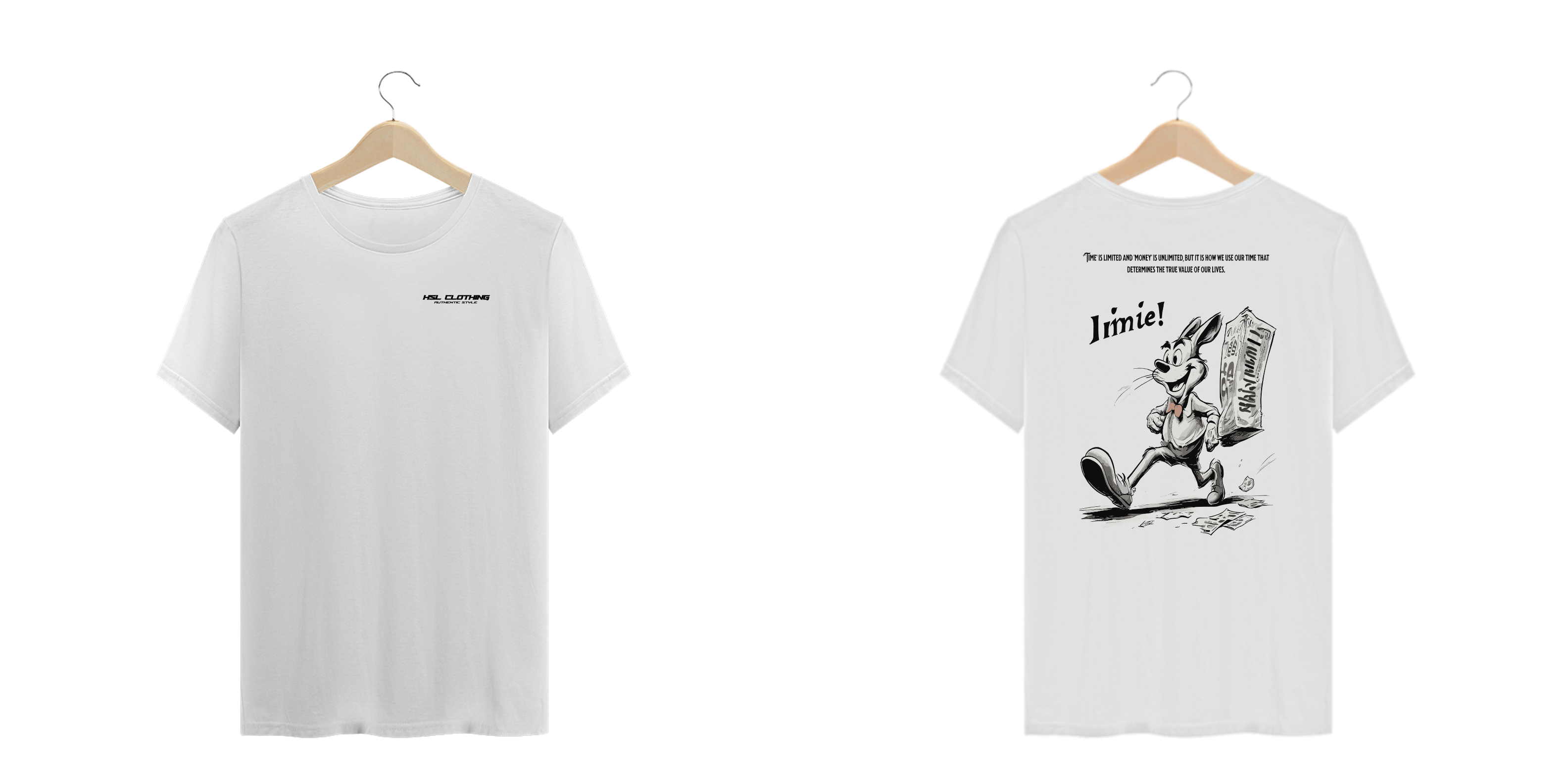 tempo é limitado,  Dinheiro é ilimitado plus Size