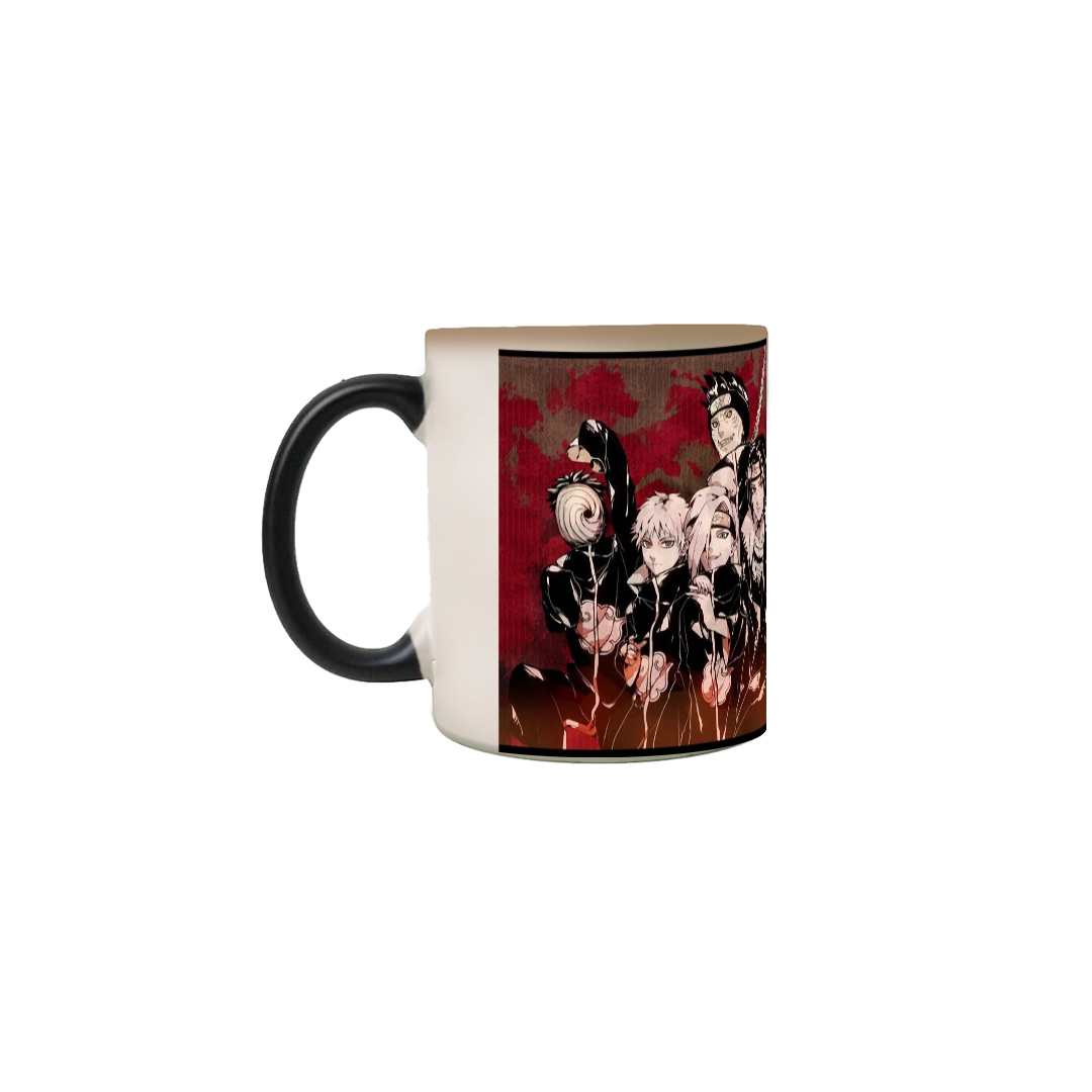Nome do produto: Caneca Mágica do Naruto (Akatsuki)