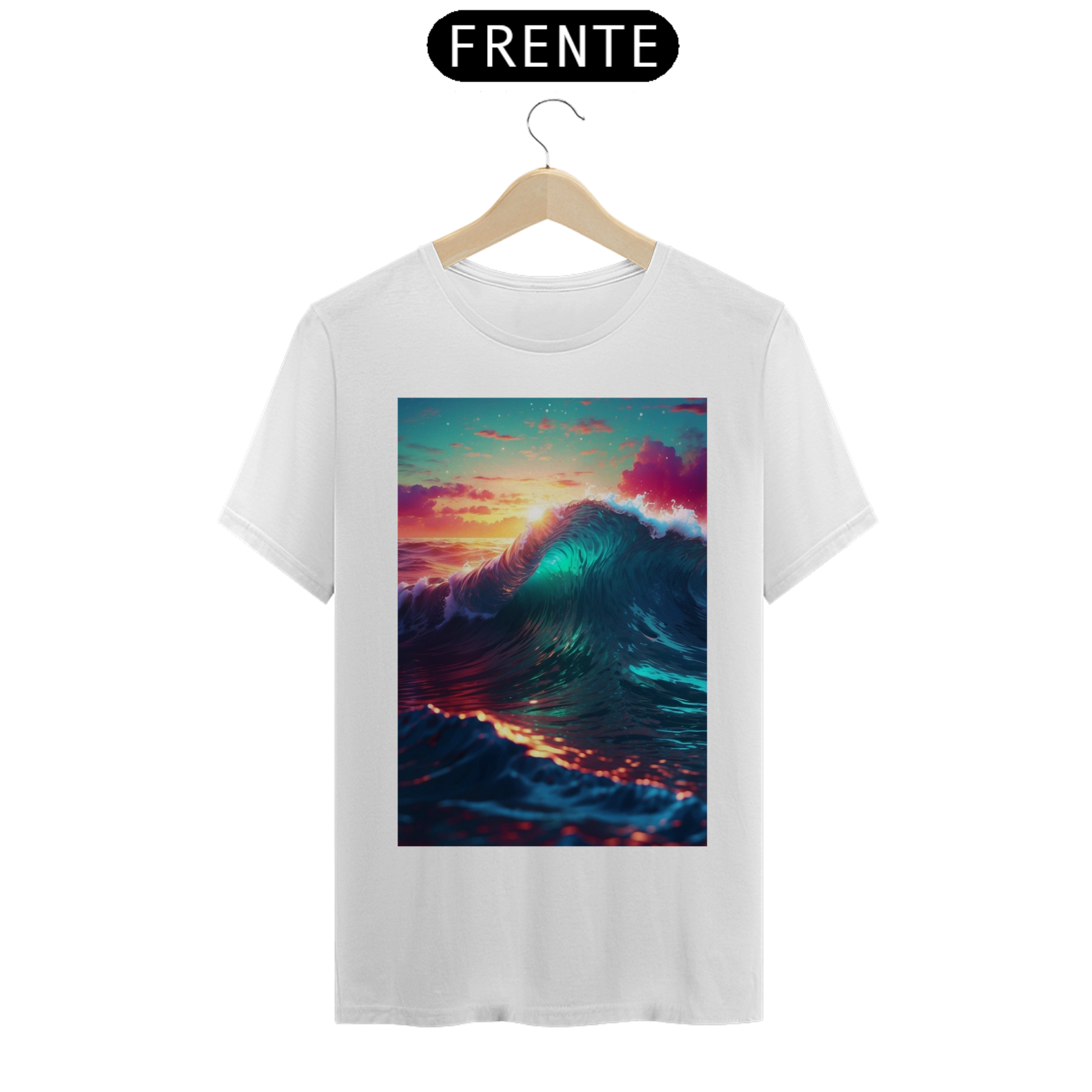 Oceano Projetado com Padrões de Interferência Quântica