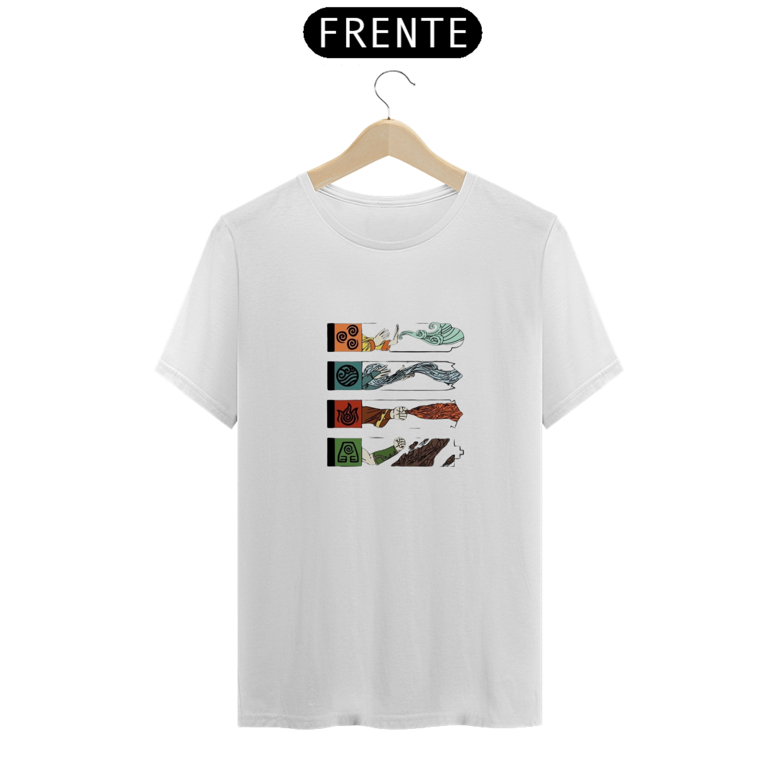 Camiseta As Quatro dobras