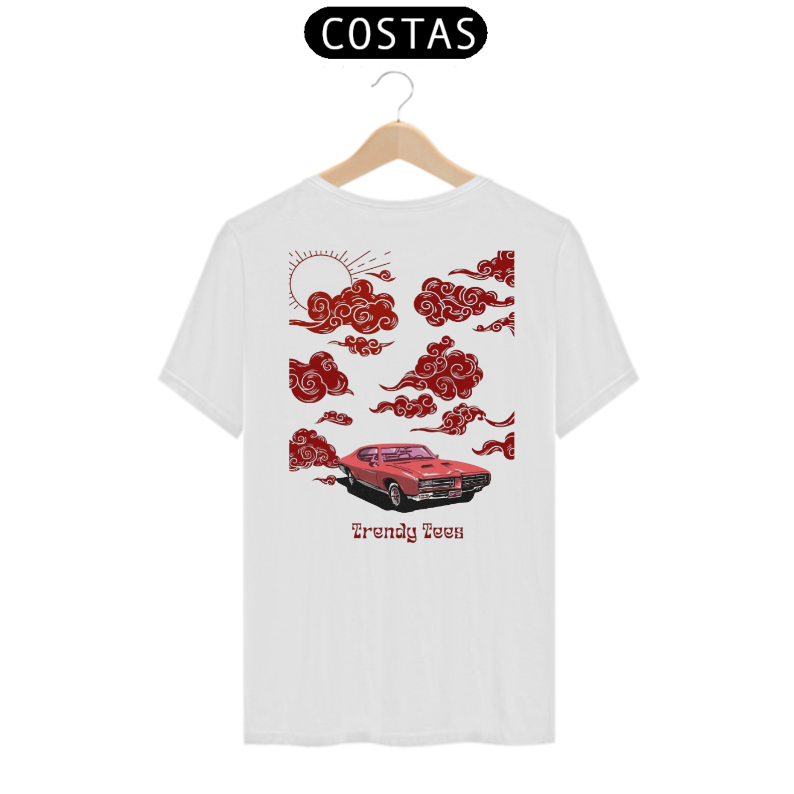 Camisa clássica Unissex Estampa nas castas