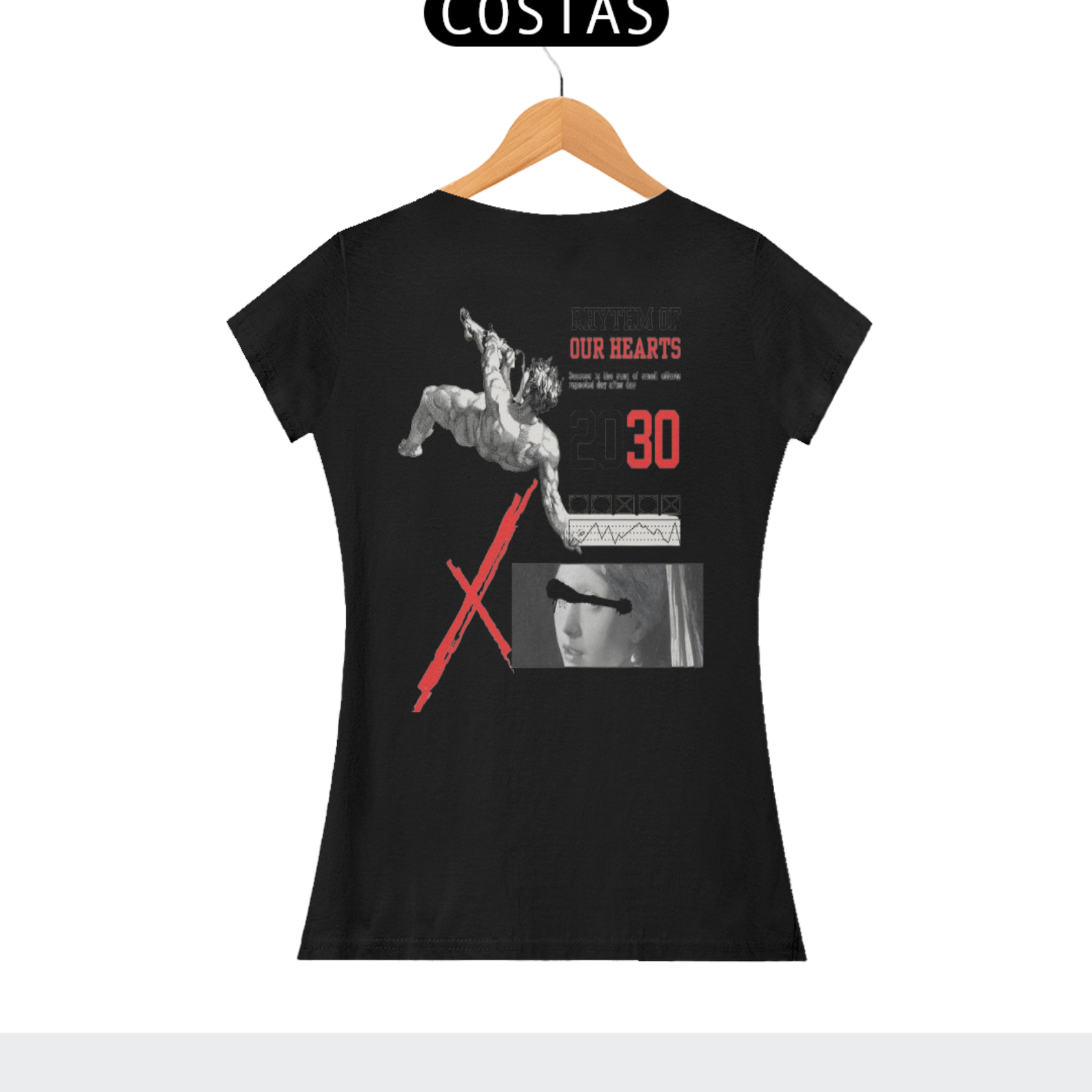 Camisa Feminina Estampa nas costas