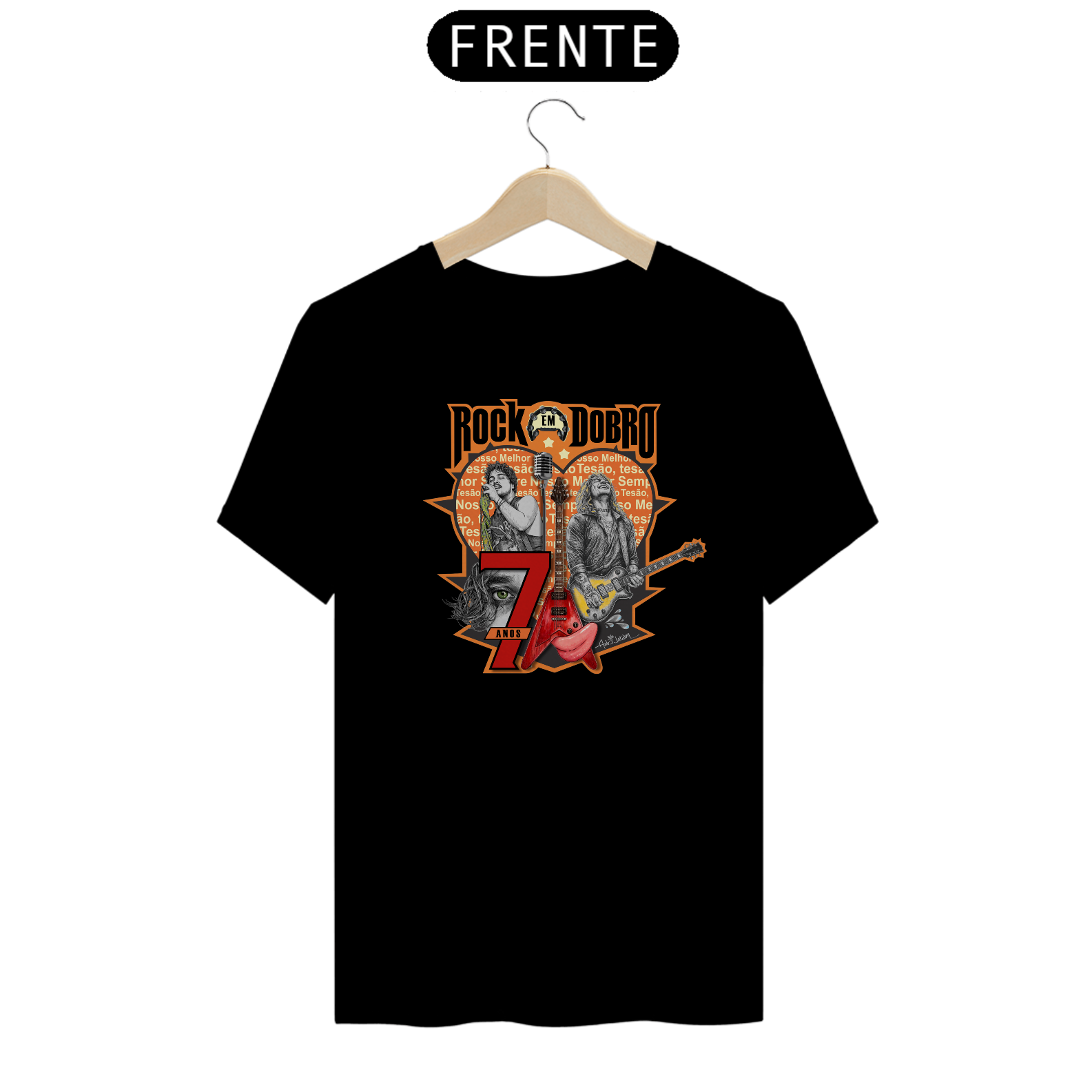 Camisa Comemorativa 7 anos.