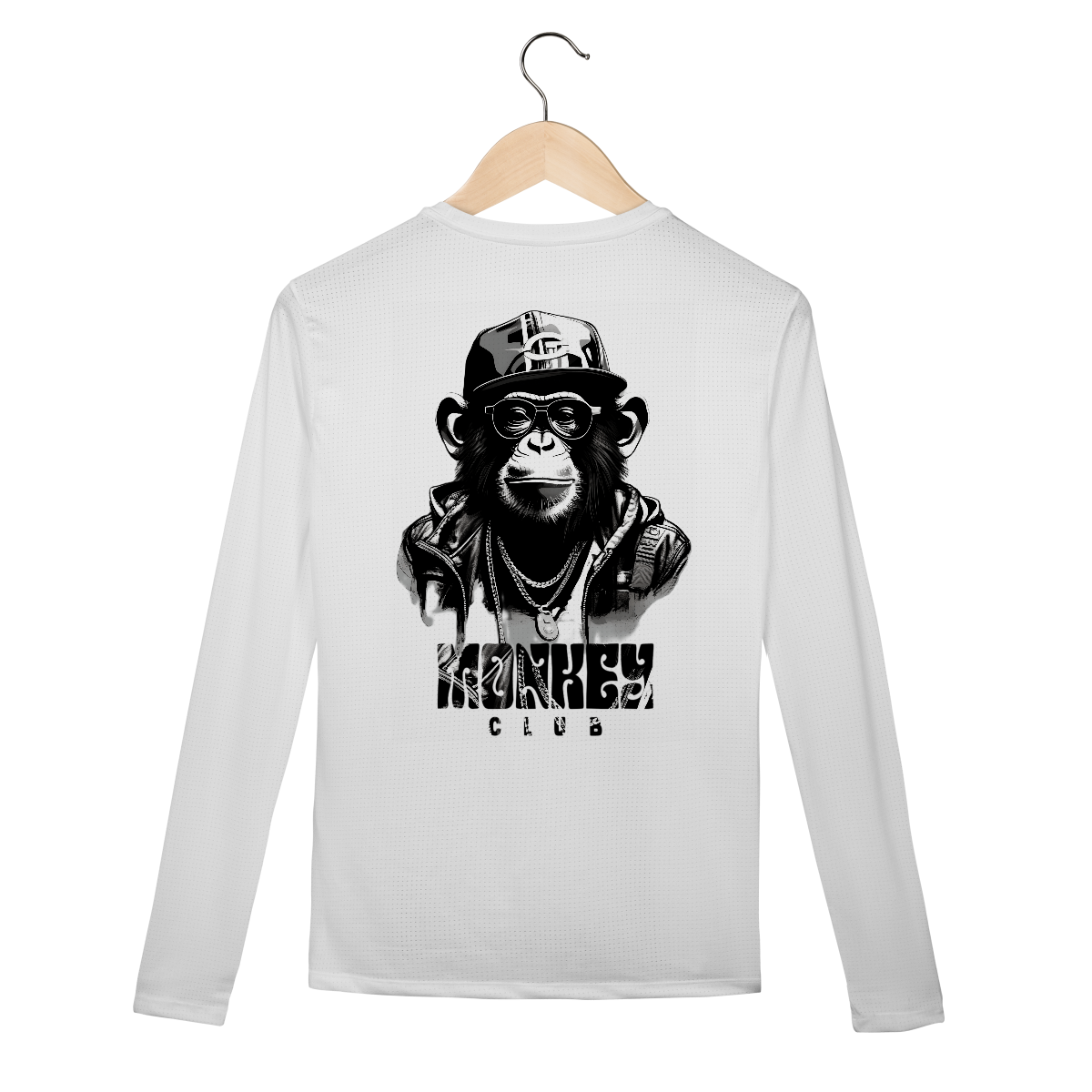 Manga Longa Sport Wanted - Logo Escura