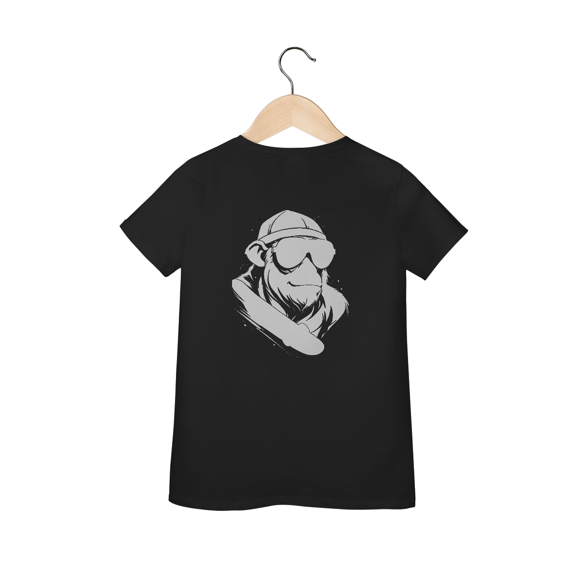 Baby Long White Skate - Logo Clara