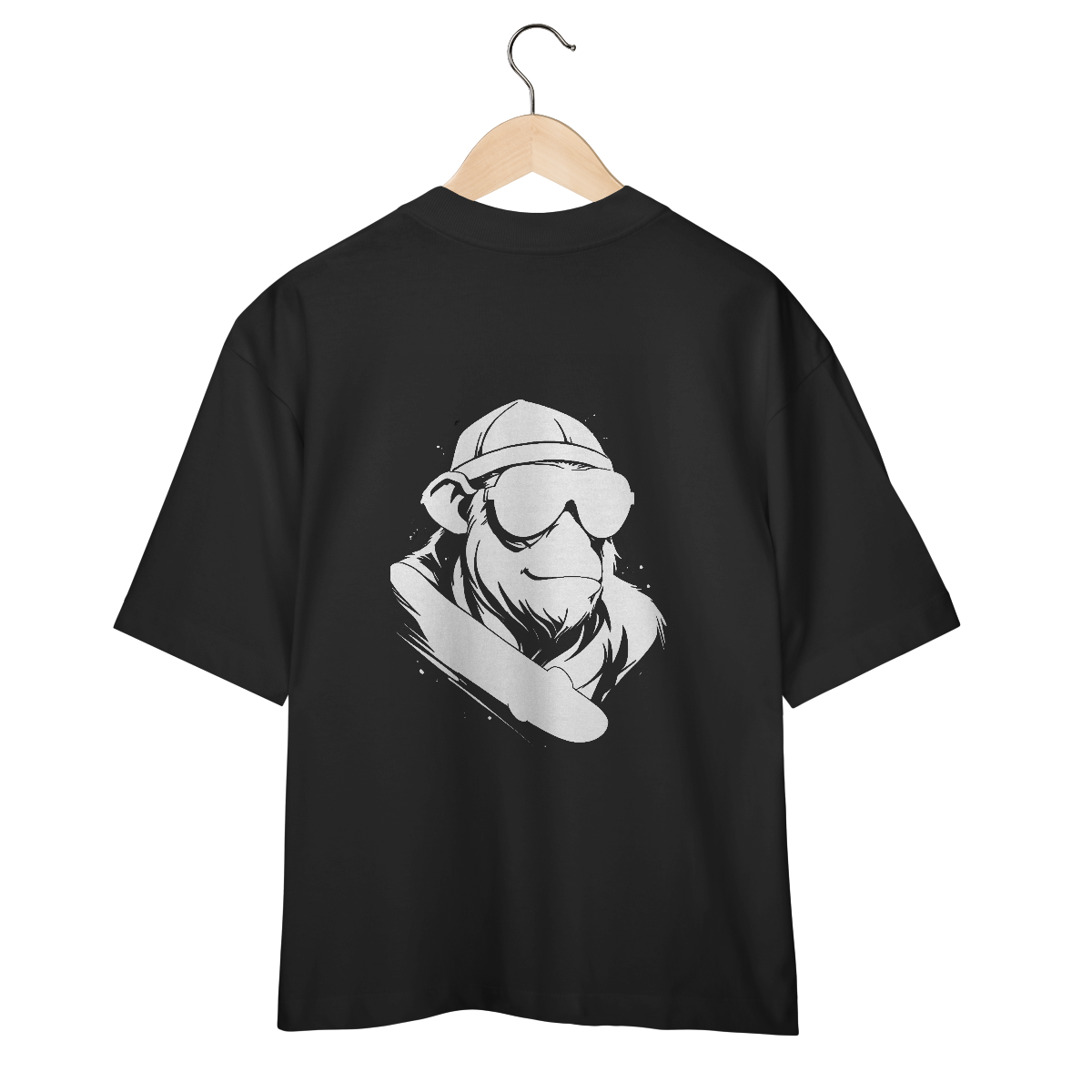 Oversized White Skate - Logo Clara