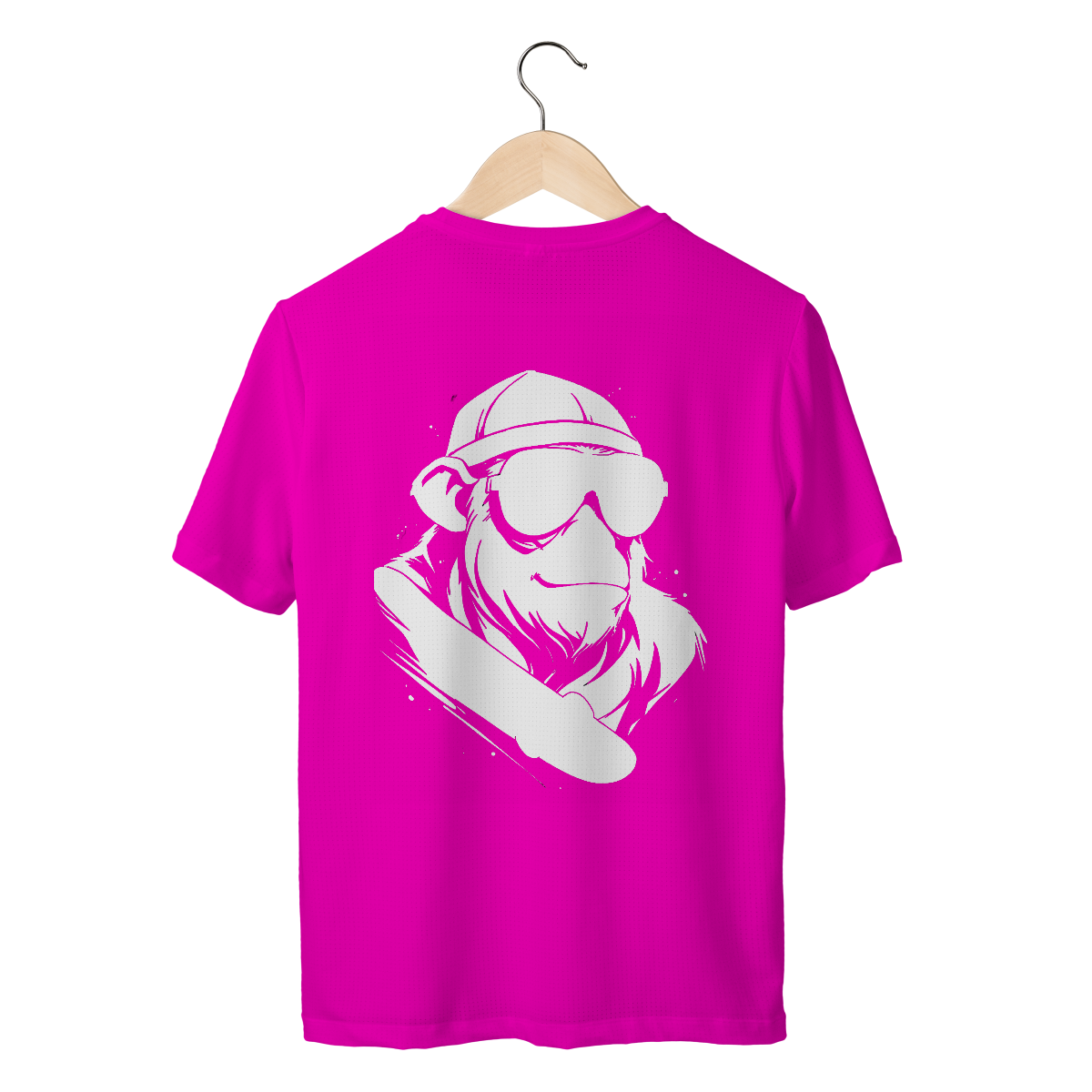 Camiseta Sport White Skate - Logo Clara