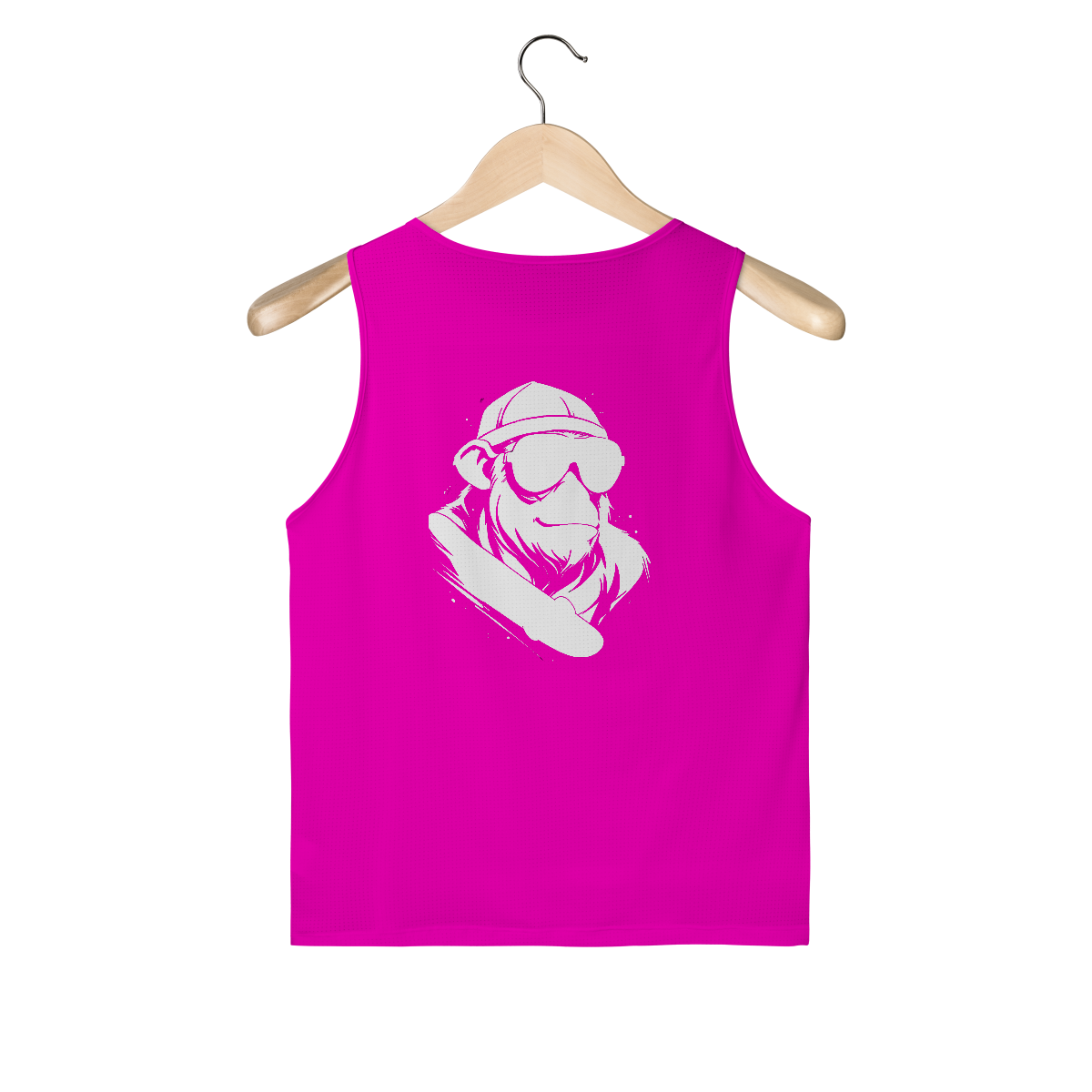 Regata Masculina Sport White Skate - Logo Clara