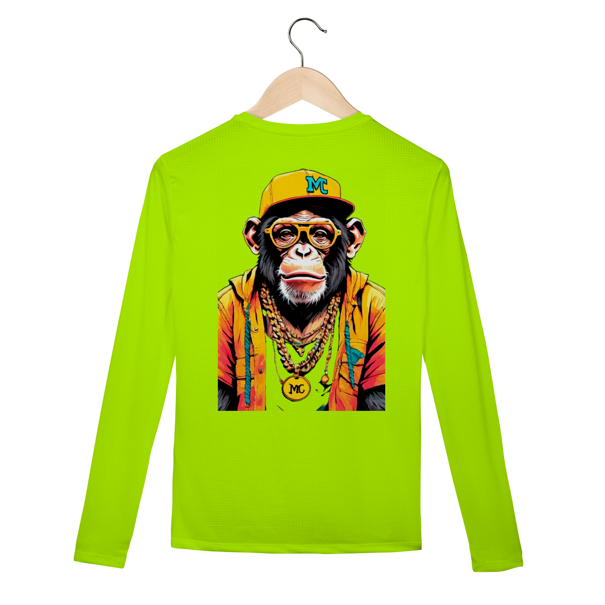 Manga Longa Chimpa - Logo Escura