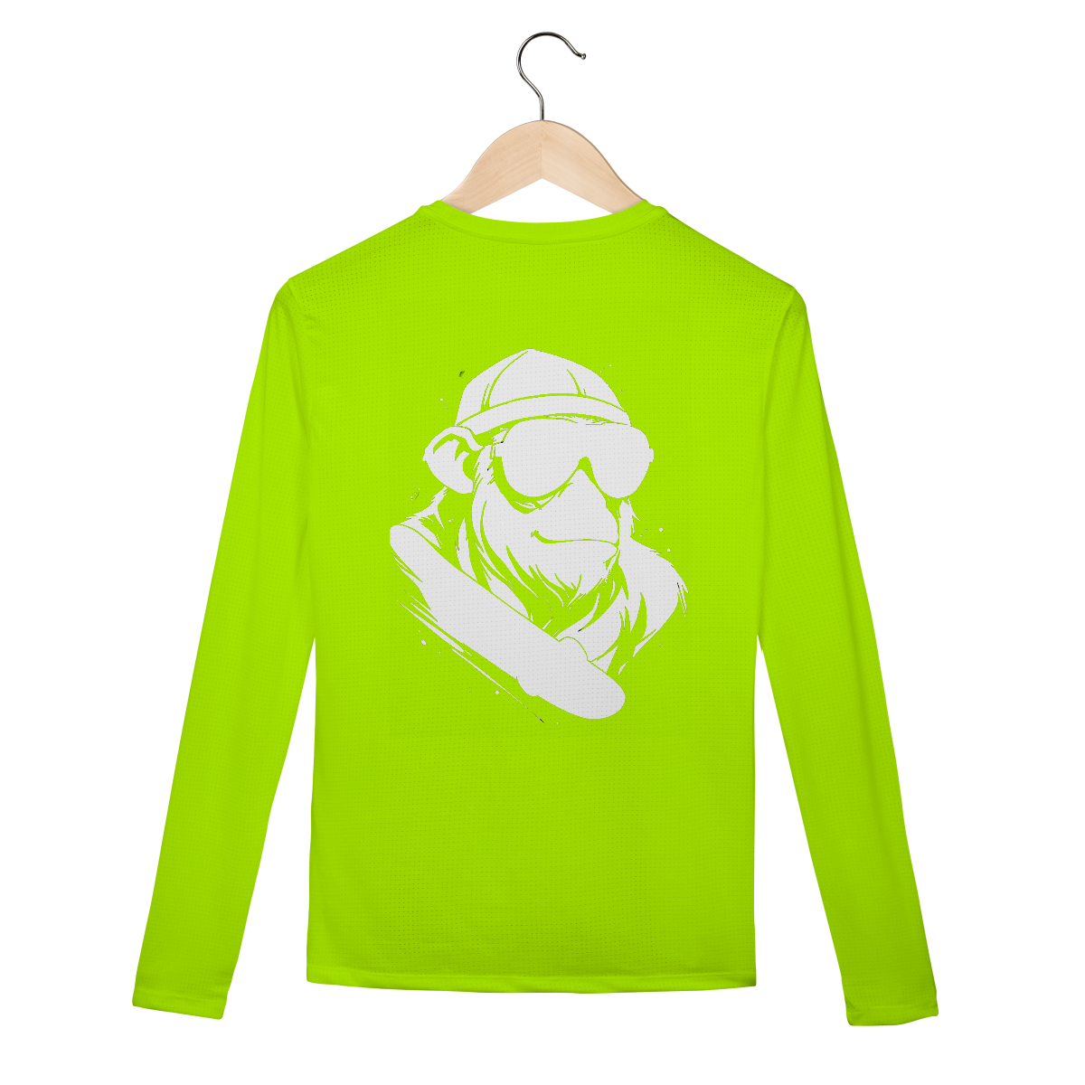 Manga Longa Sport White Skate - Logo Clara