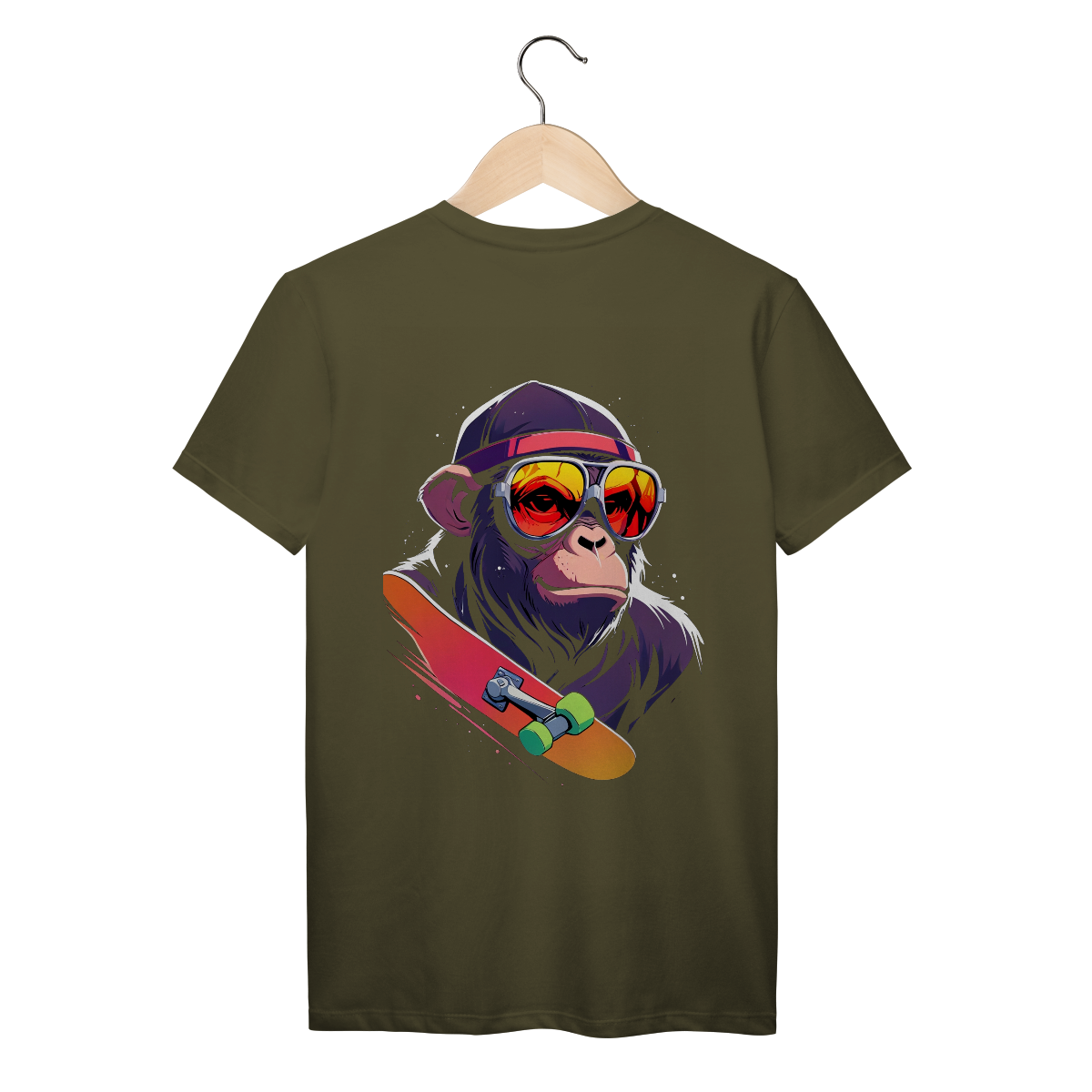 Camiseta Skate - Logo Clara