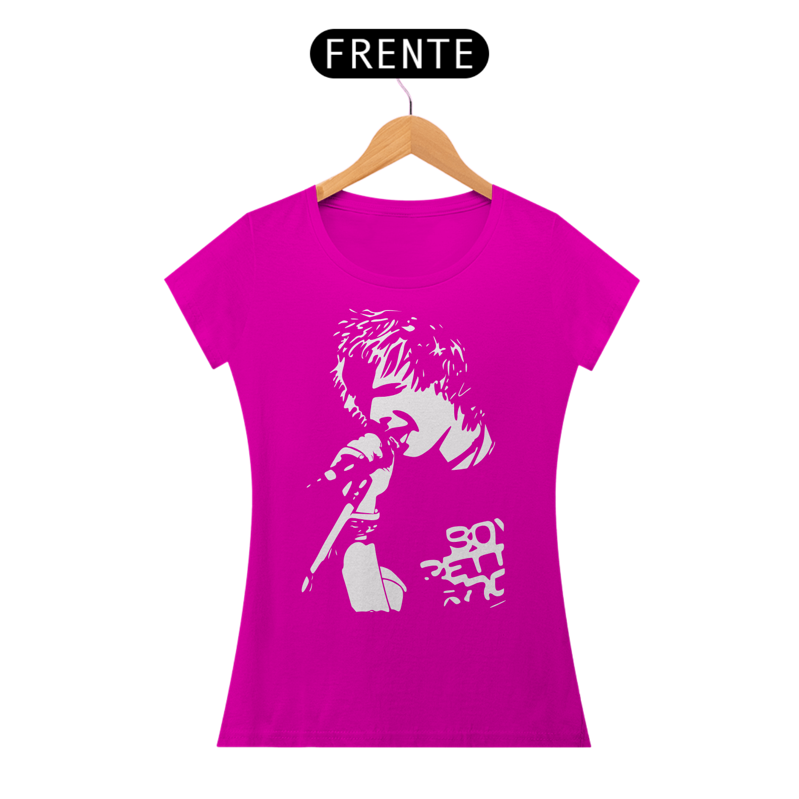 Camiseta Feminina Ed Sheeran cantando
