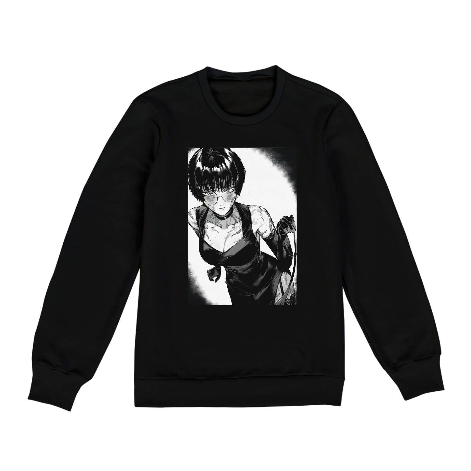 Moletom preto Maki Zenin