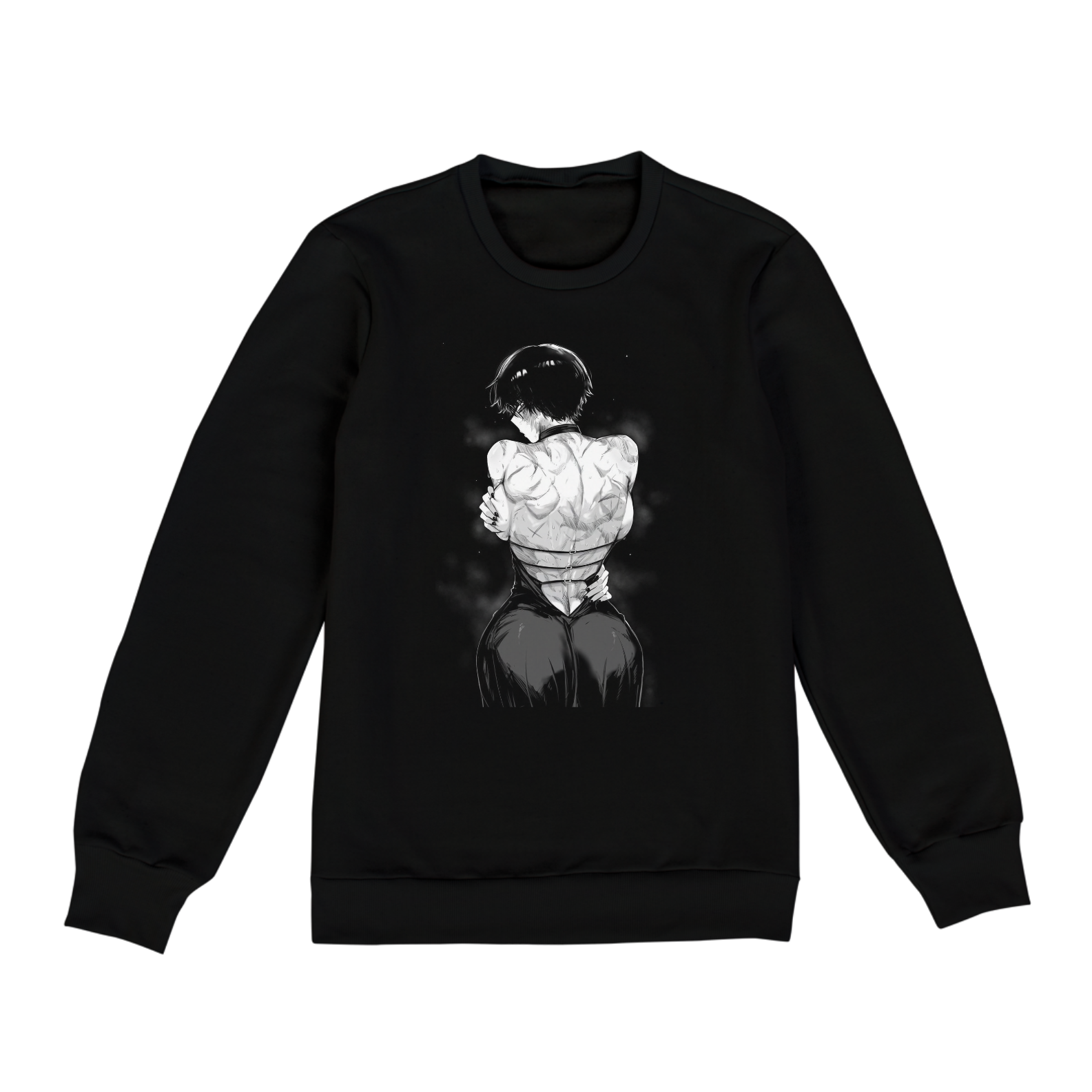 Moletom preto Maki Zenin Fanart