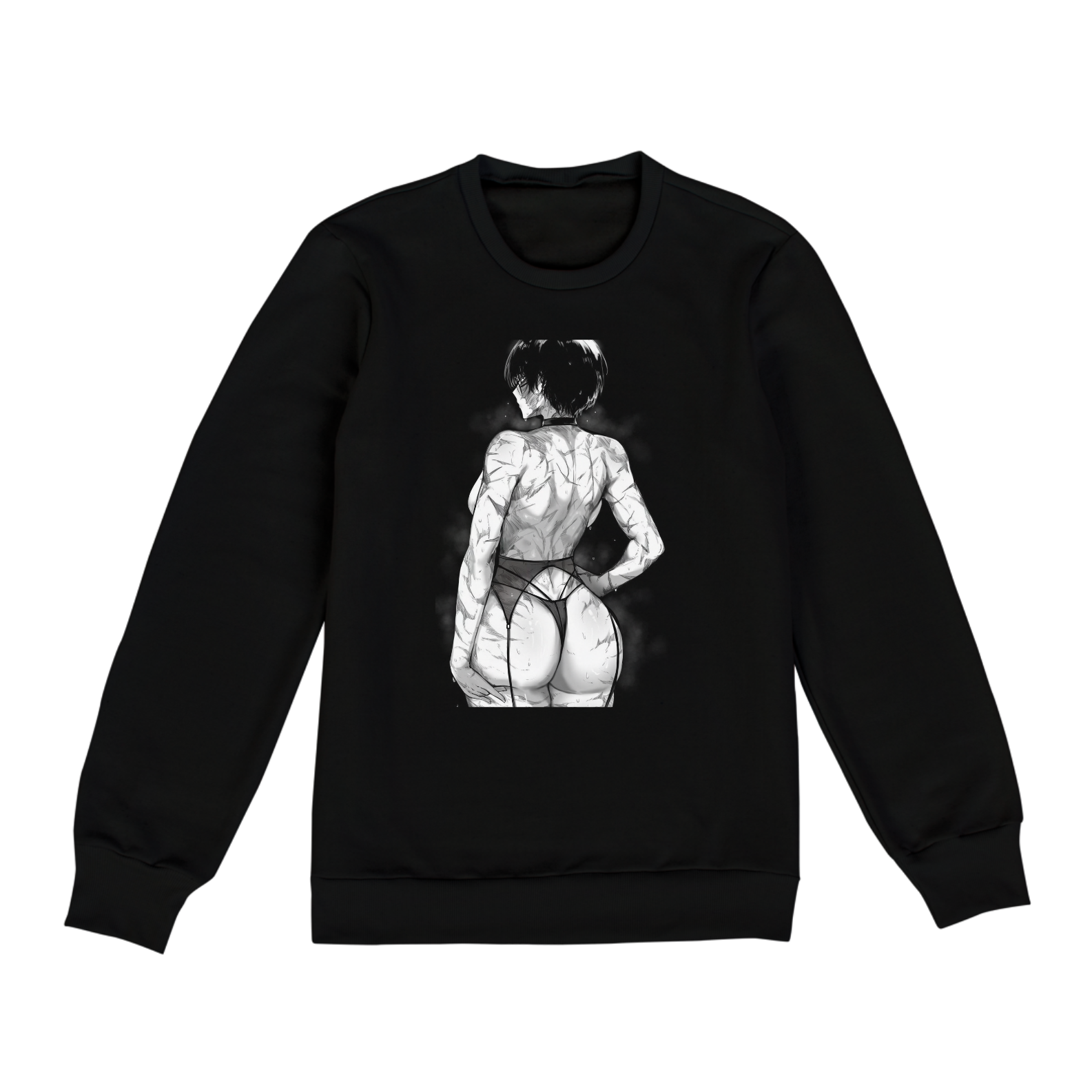 Moletom preto Maki Zenin