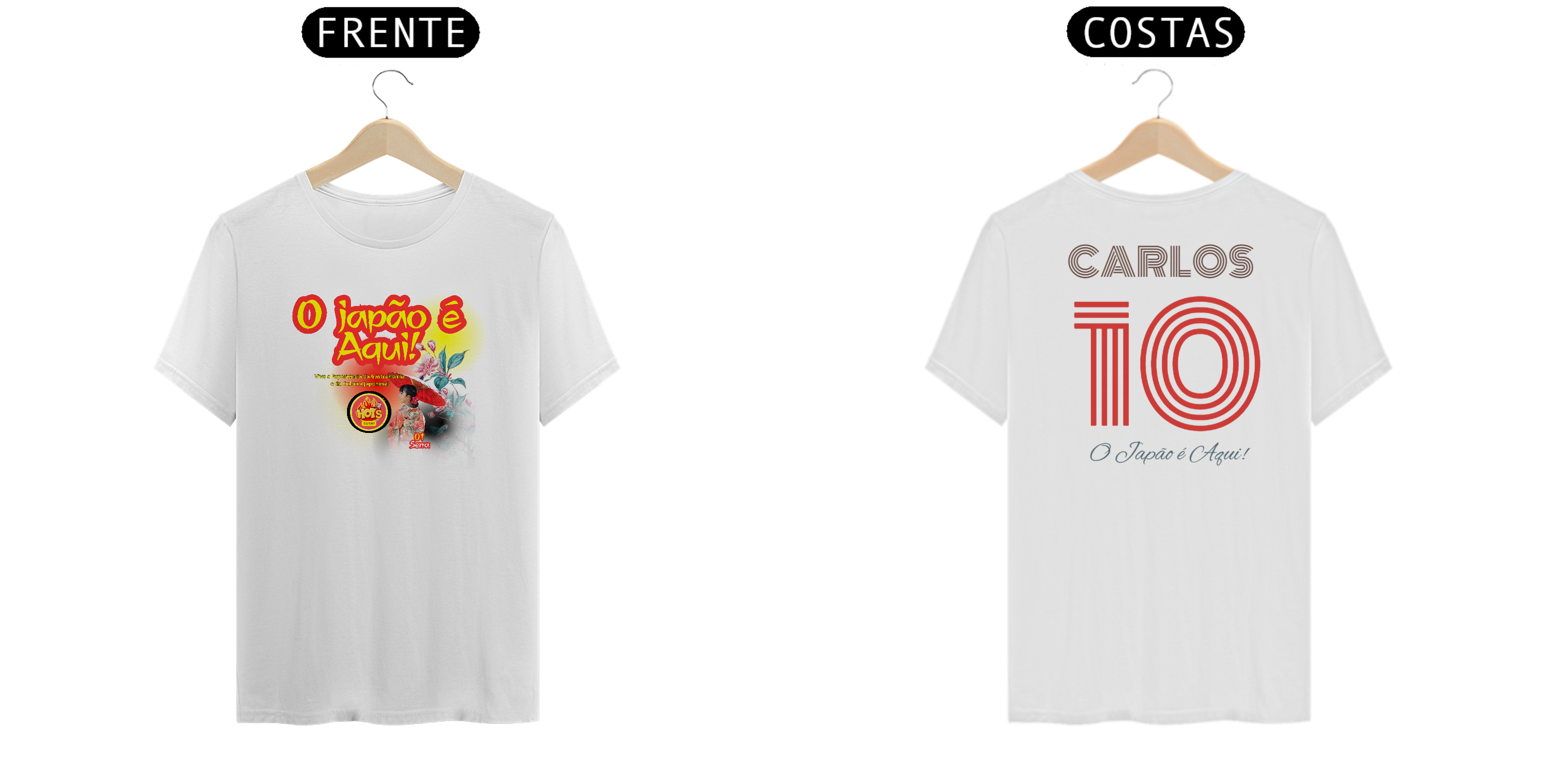 CAMISA BRANCA HOTS SUSHI