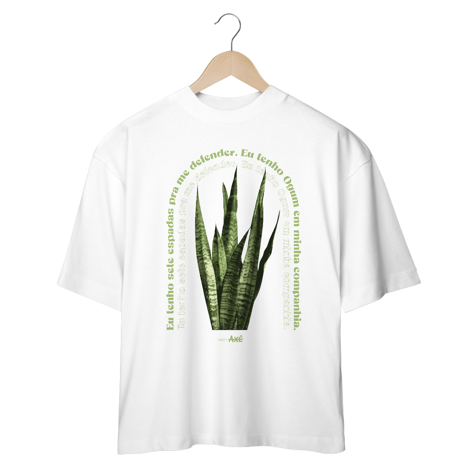 Camiseta Oversized Ogum Sete Espadas