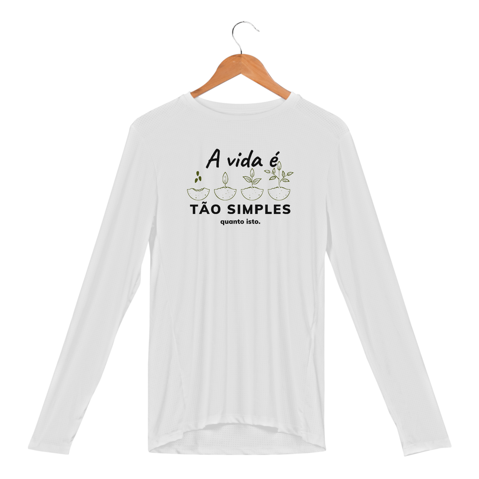 Dry UV Camisa Manga Longa Sport A vida