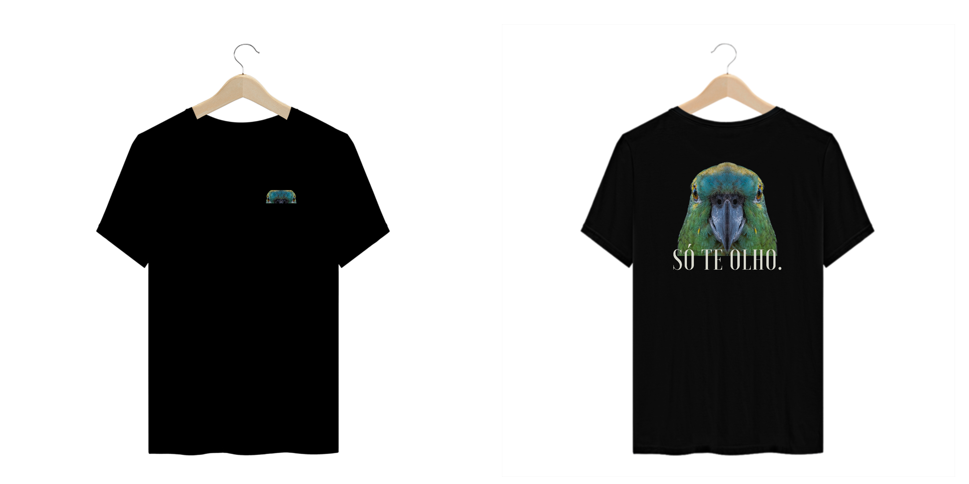 Plus Size T-shirt Quality  Só te olho 