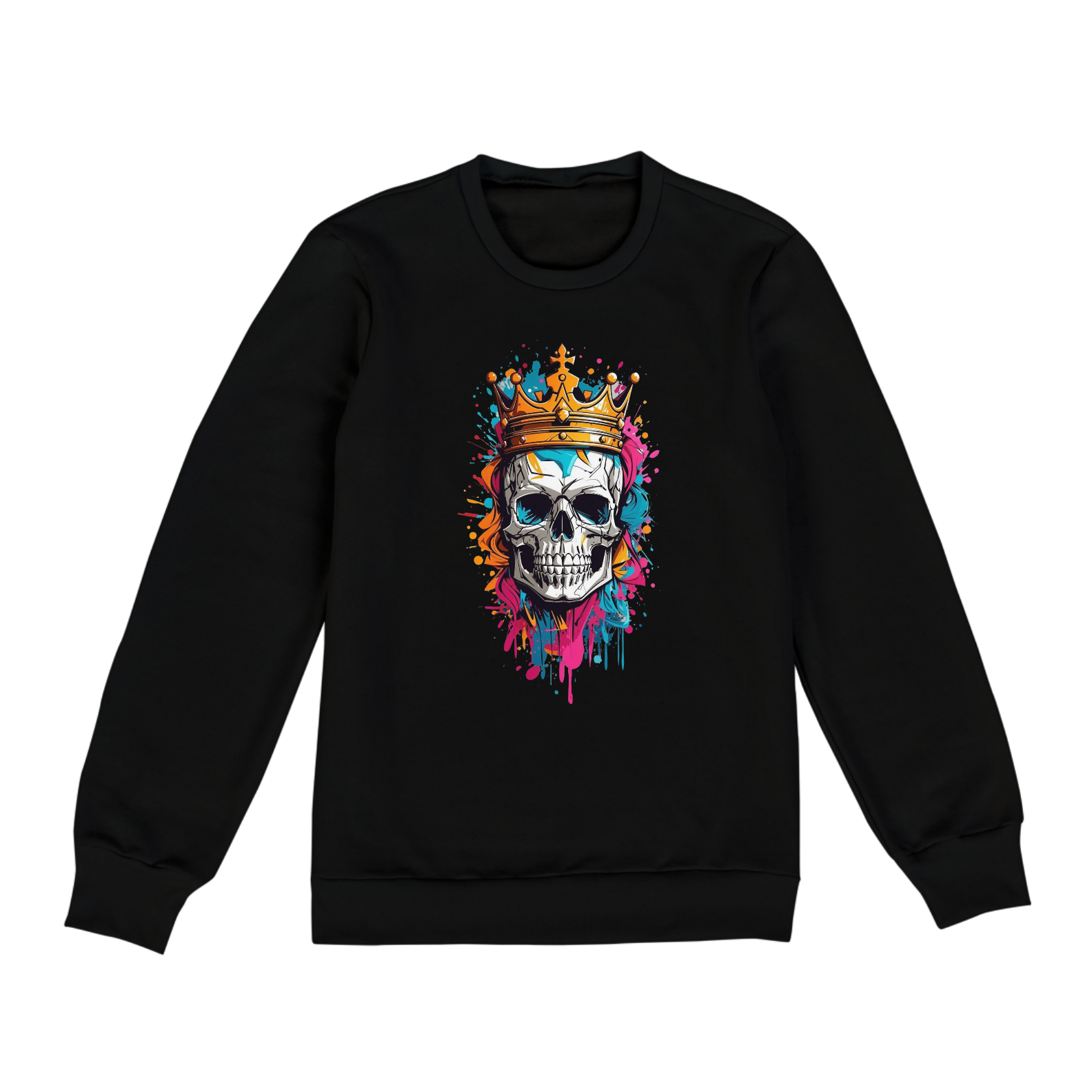 Moleton King skull - Unissex