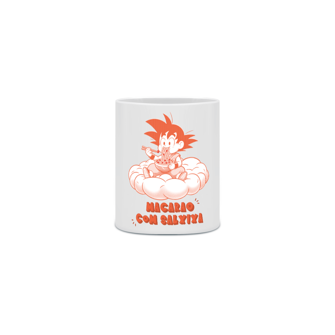 CANECA: GOKU MACARRÃO COM SALSICHA