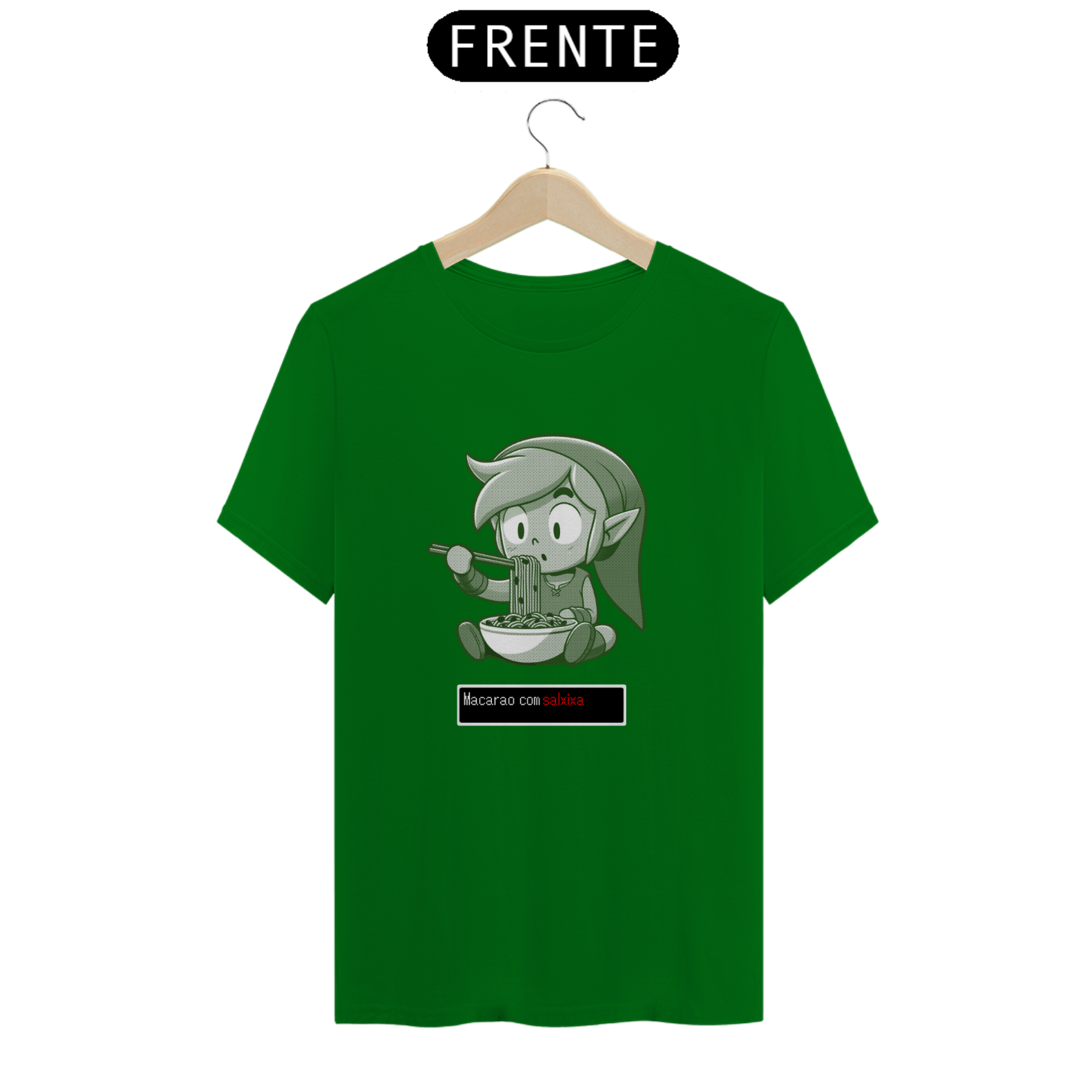 T-SHIRT: LINK MACARRÃO COM SALSICHA