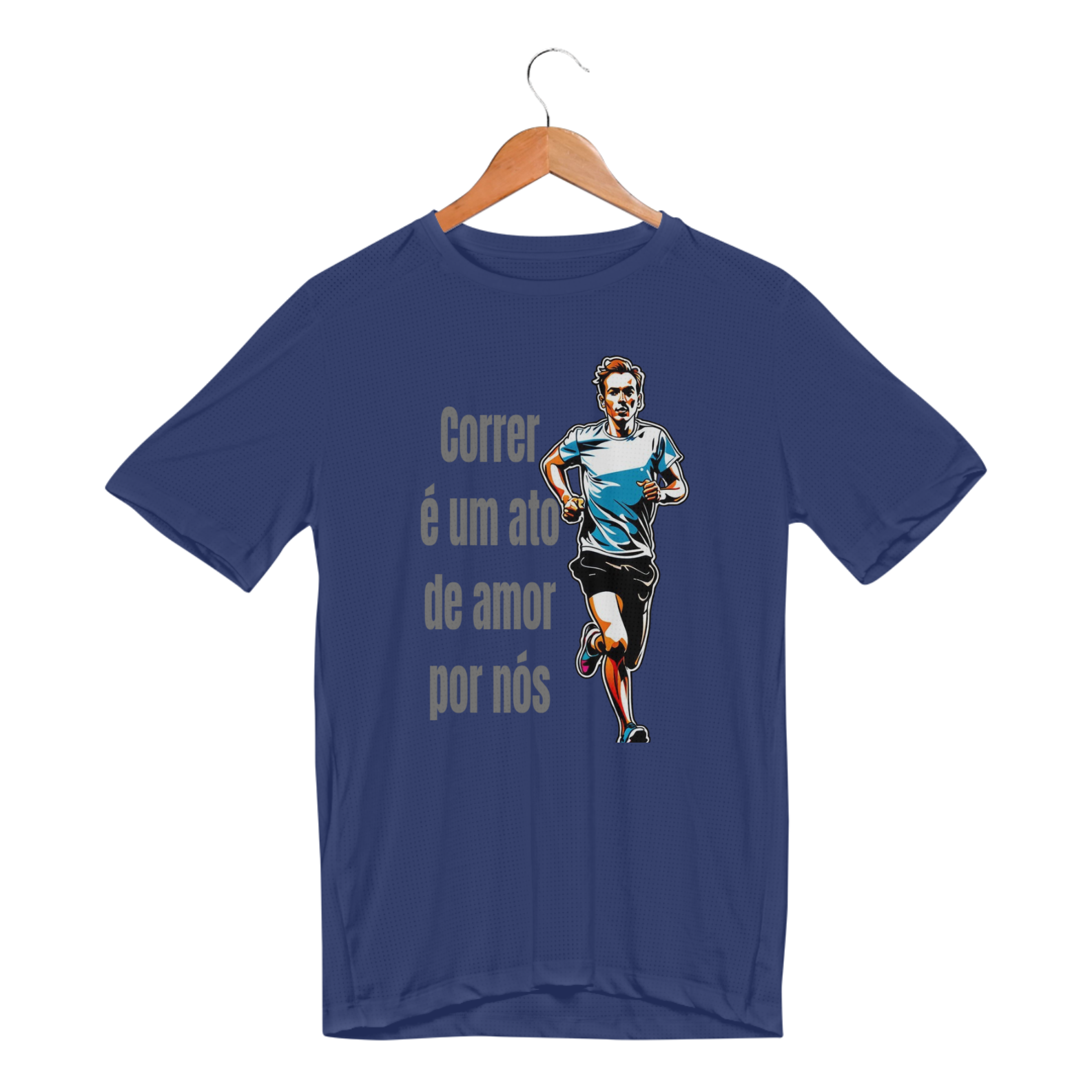 Camiseta Sport Dry UV Corrida um ato de amor