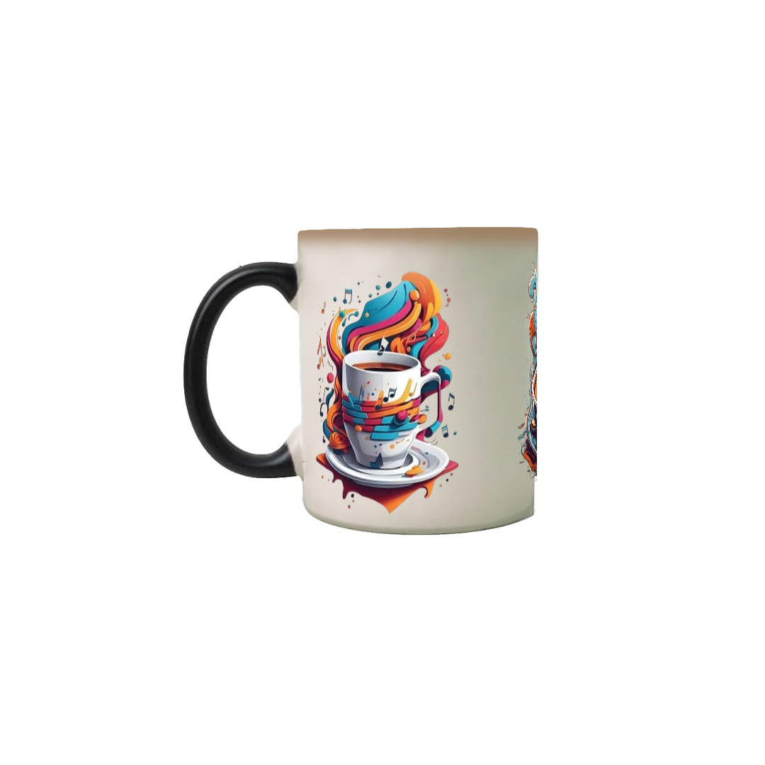 Caneca Mágica Café com cor
