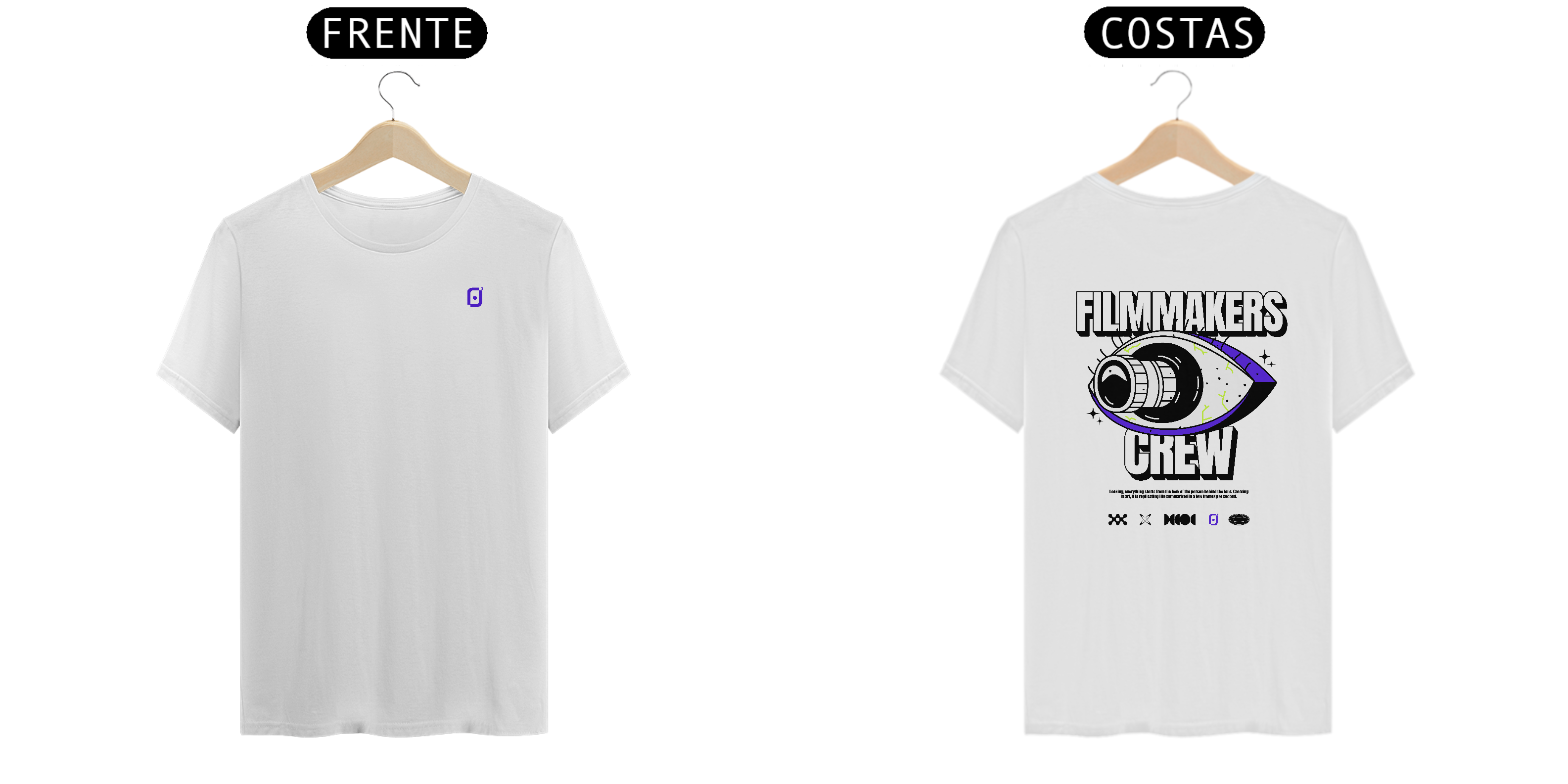 Camiseta Filmmakers Crew Eyes - Jorge Fernandes Film