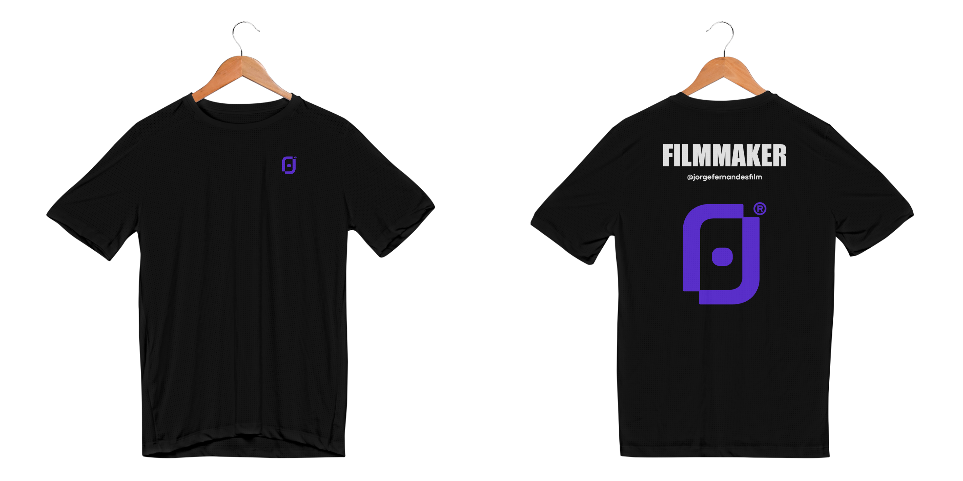 Camiseta Tranning Jorge Fernandes Team - Logo Roxa - Filmmakers Crew