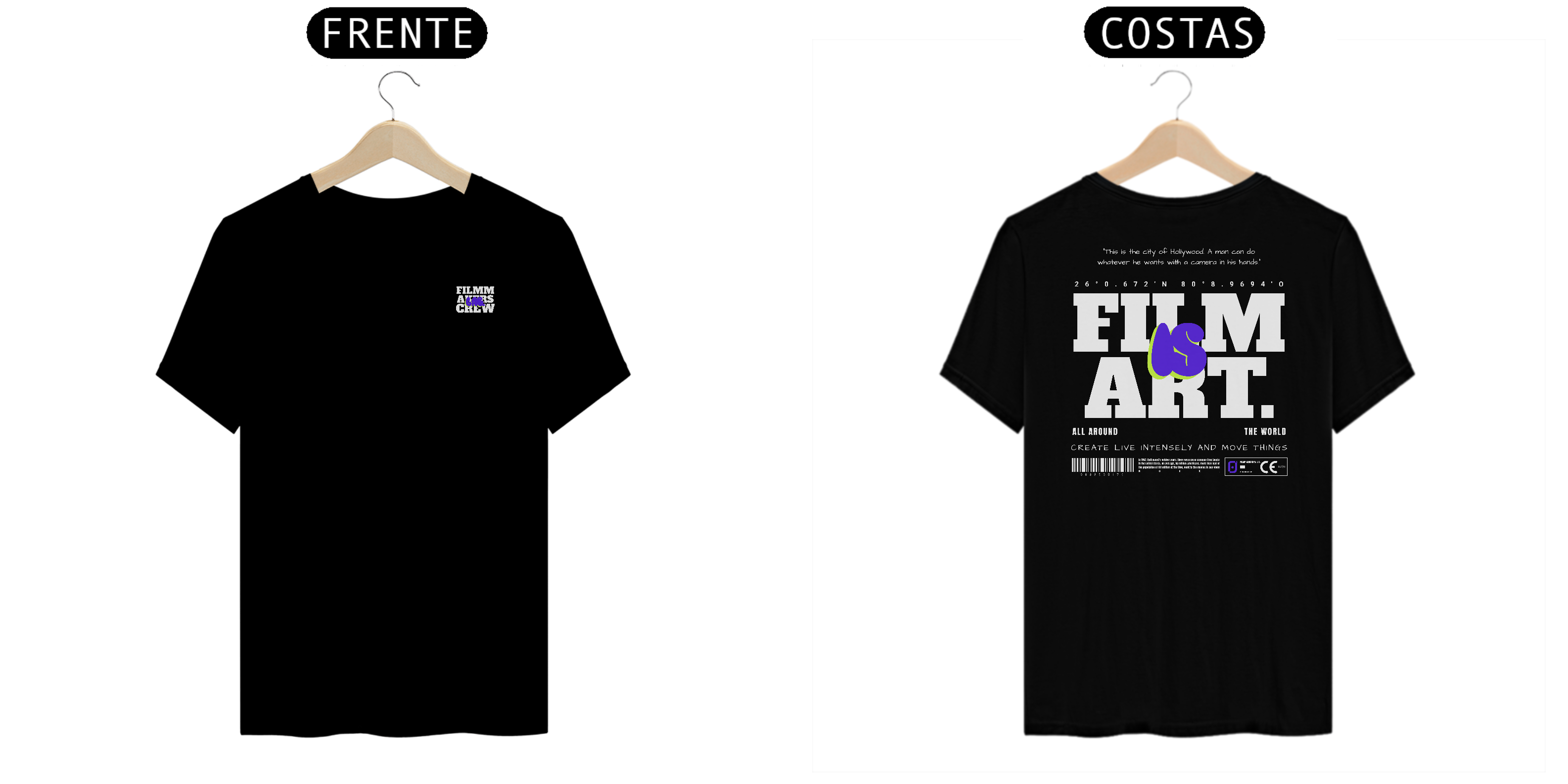 Camiseta Film is Art - By Jorge Fernandes Film