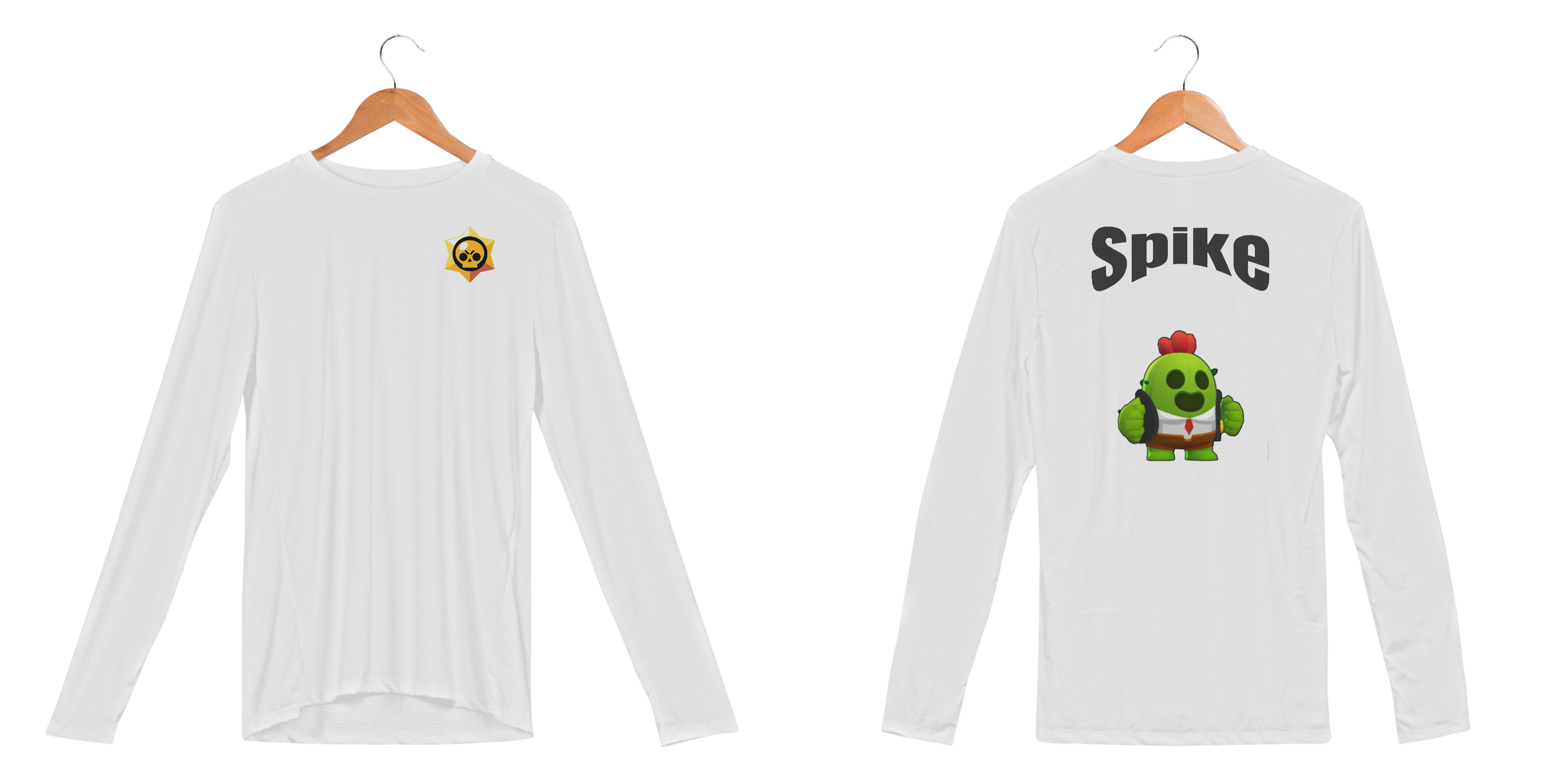 camisa manga longa braw stars spike
