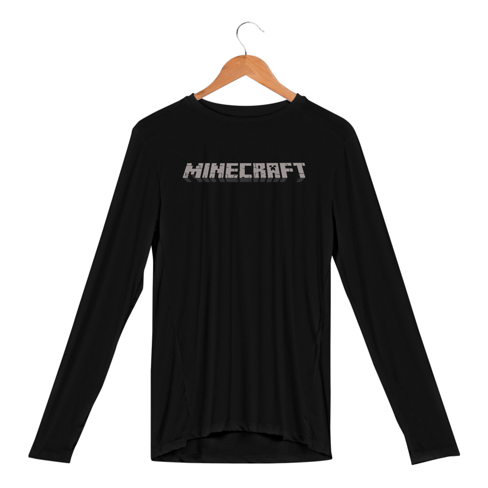 camisa manga longa minecraft