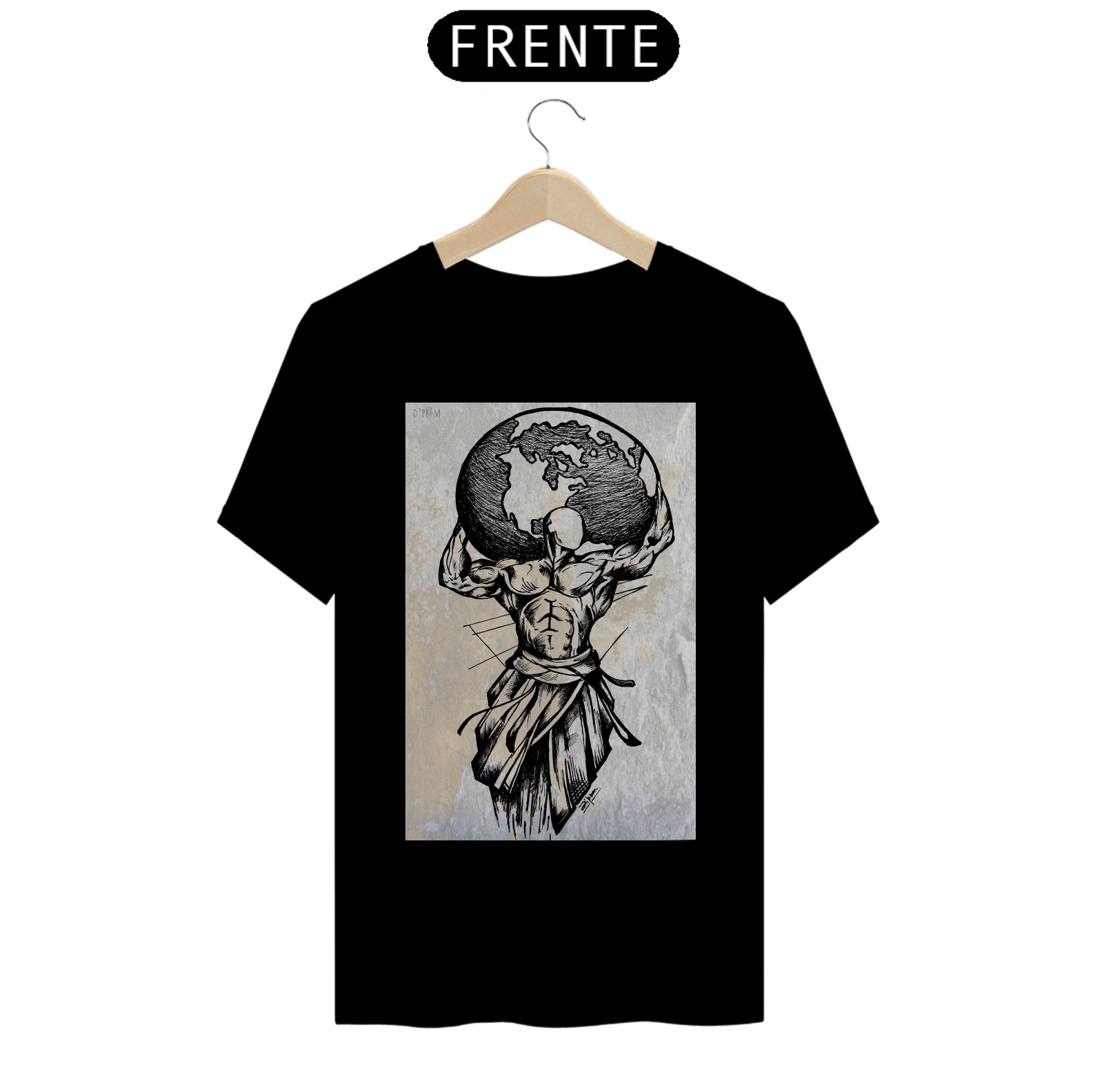 Atlas Universal: Camisa Mundo às Costas