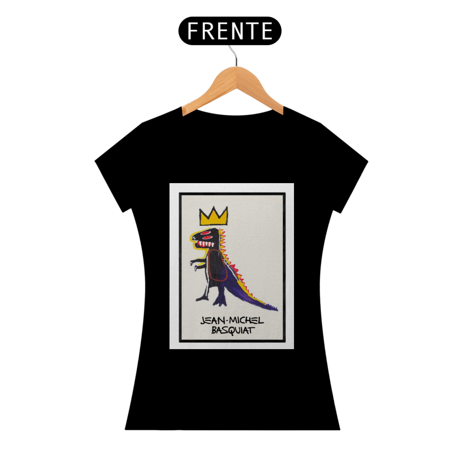 Camisa Feminina Baby Long Basquiat
