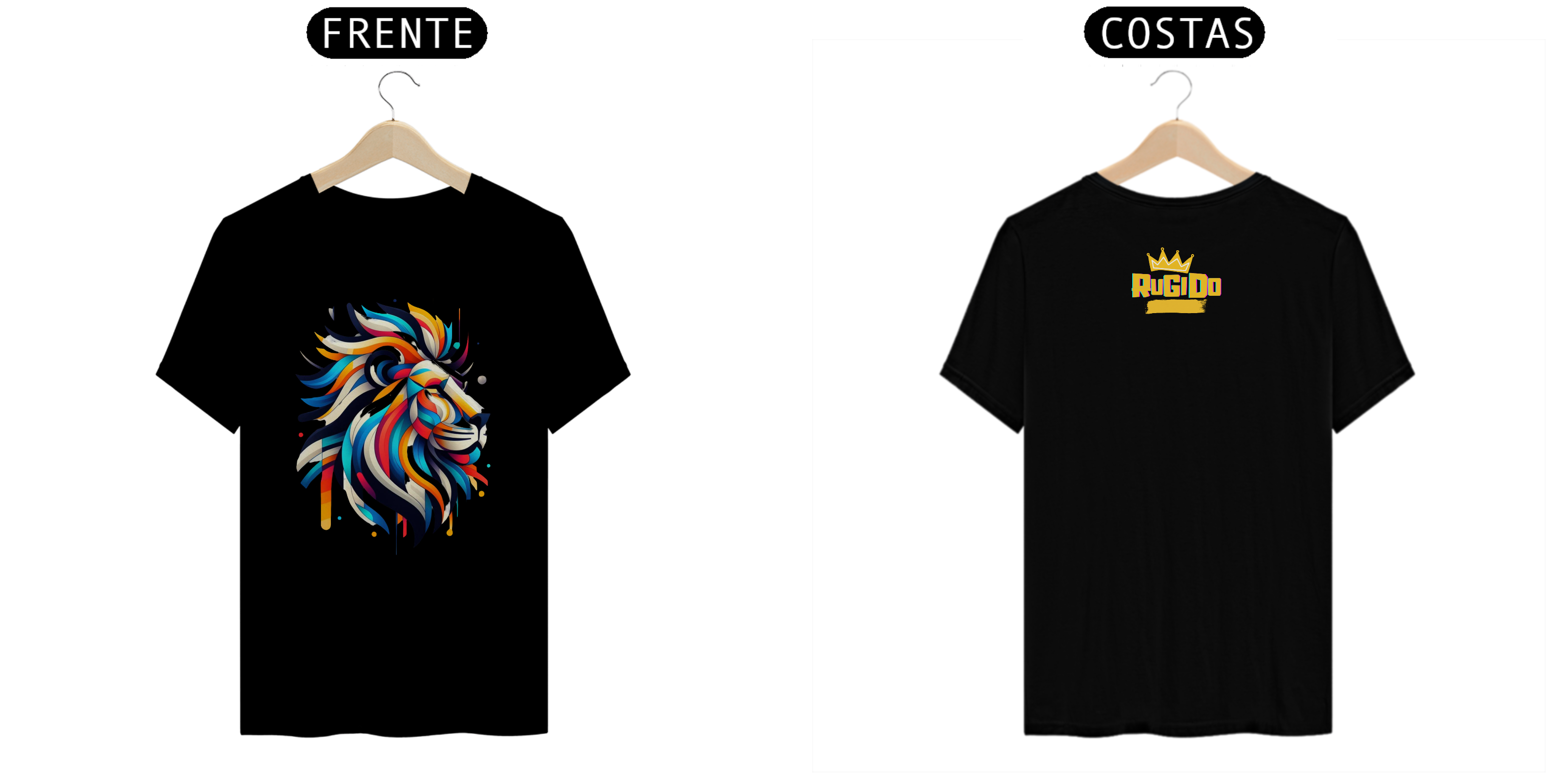 Camisa Casual Premium - RUGIDO DO LEÃO