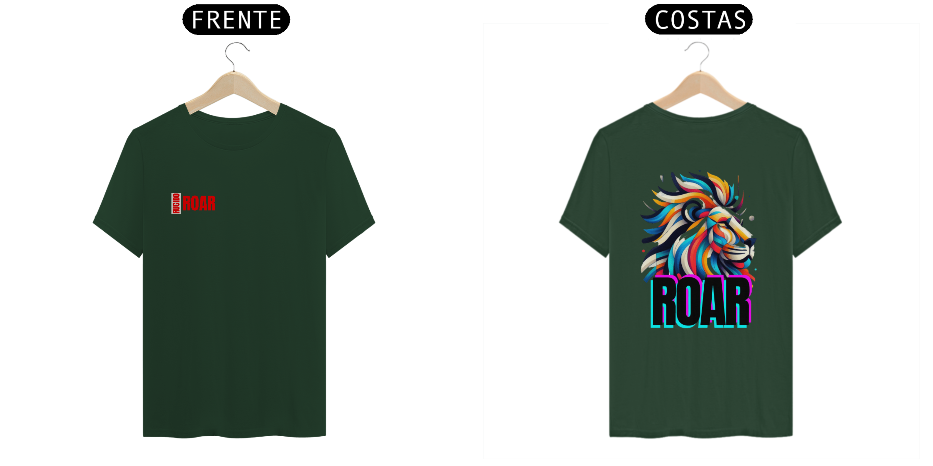 Camisa Casual Premium - RUGIDO DO LEÃO