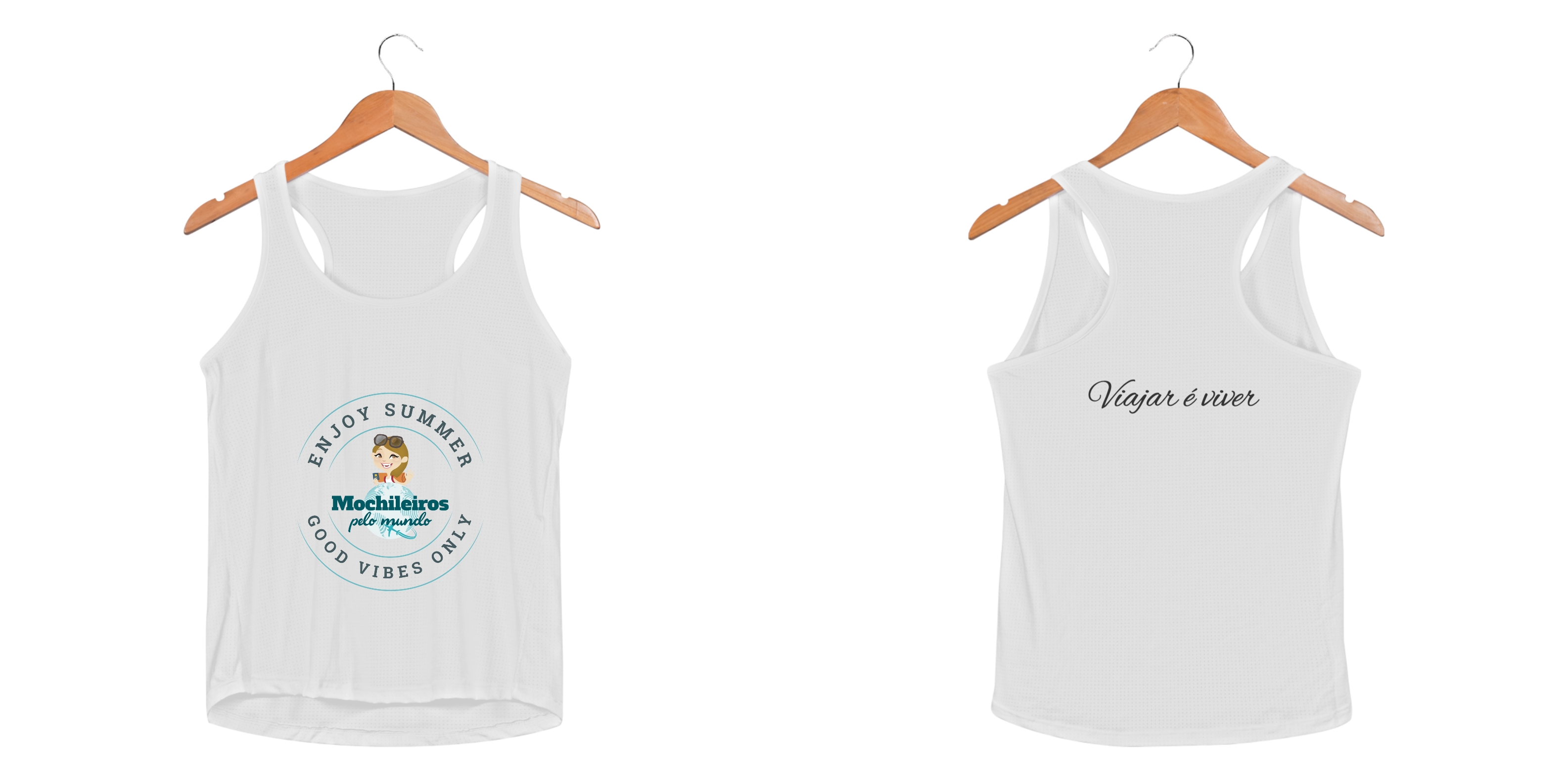 Tshirt- Viajar é viver Dryfit