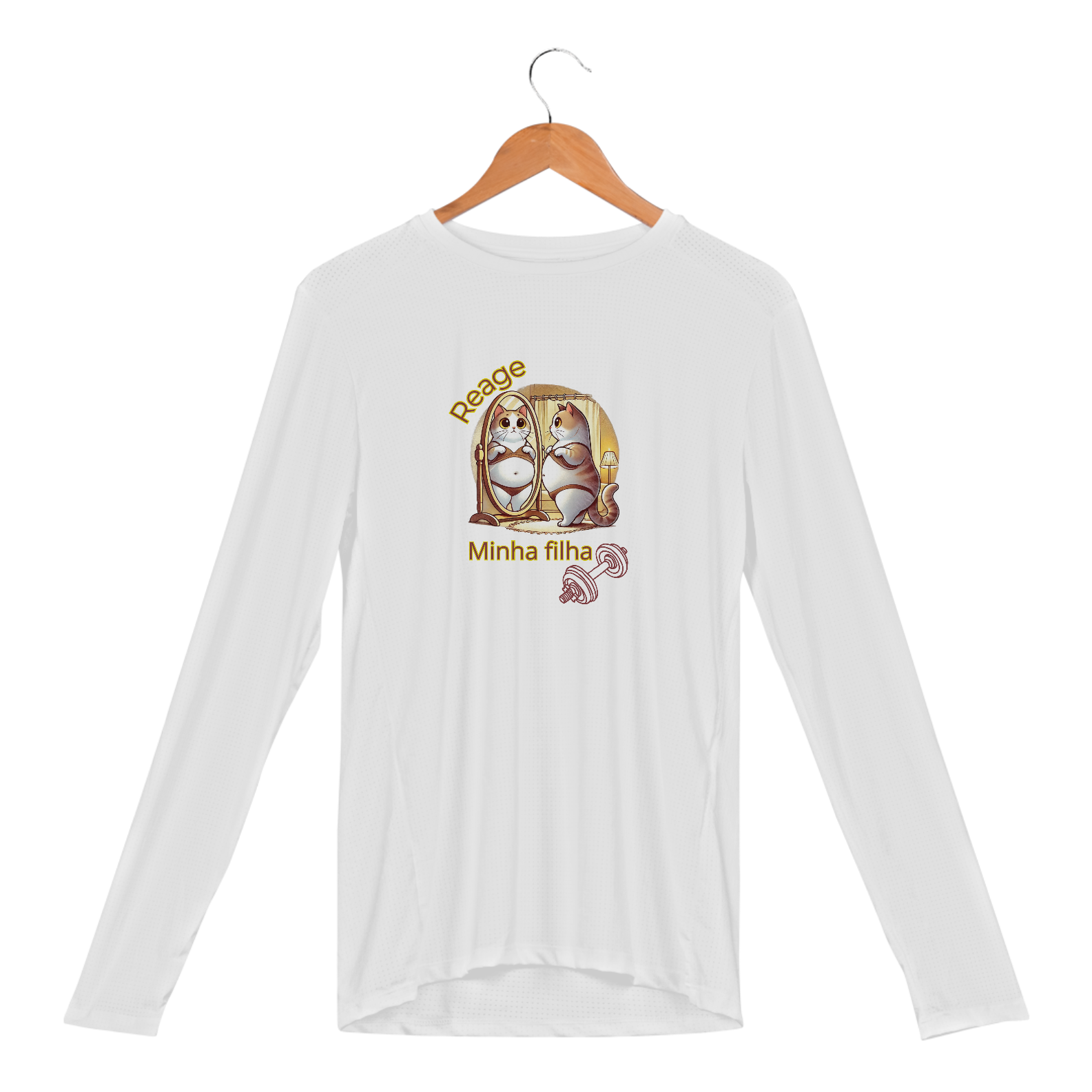 Camisa Manga Longa Sport Dry Uv - Reage minha filha