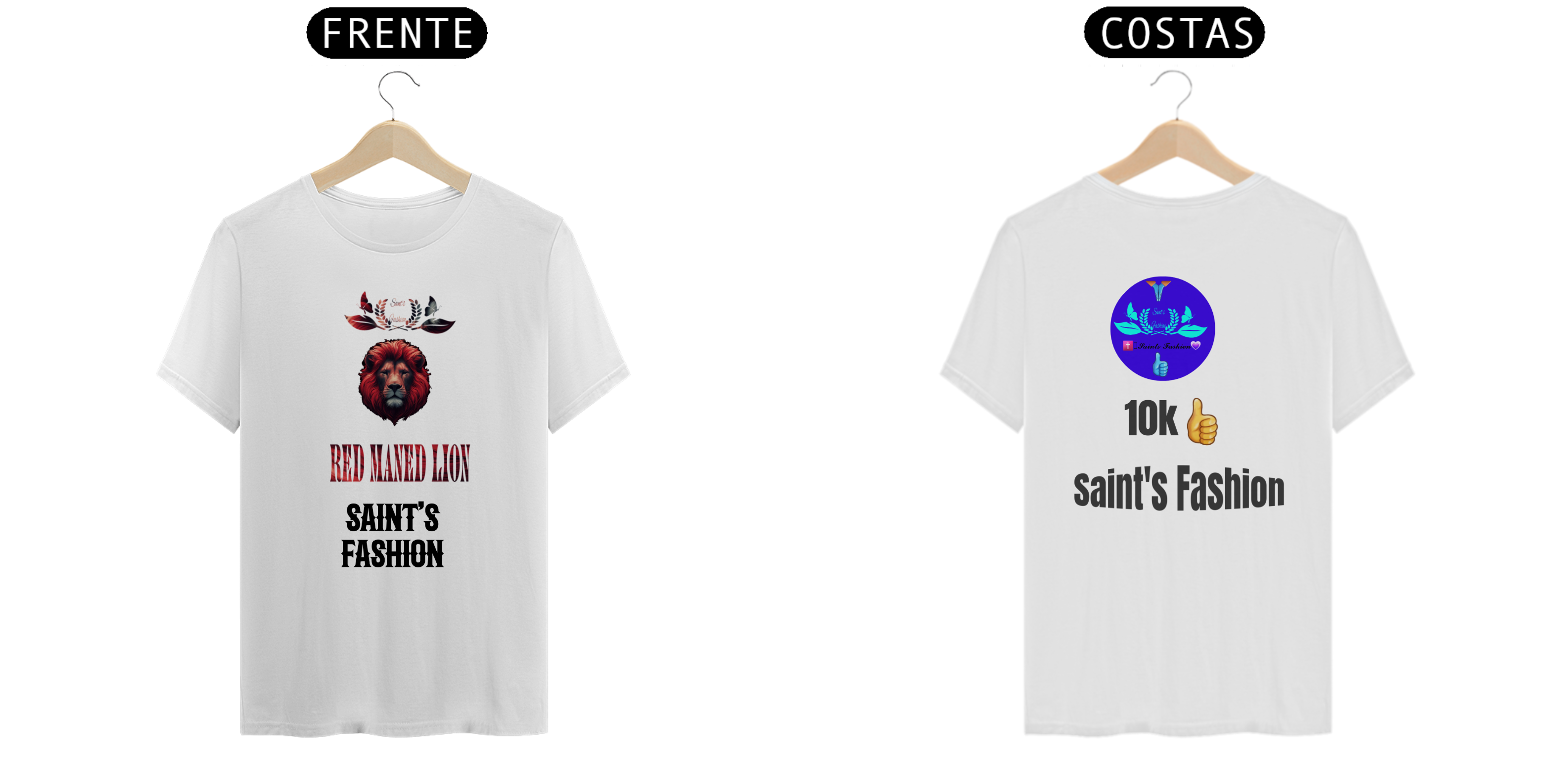 T-shirt Saint's Fashion the red maned lion