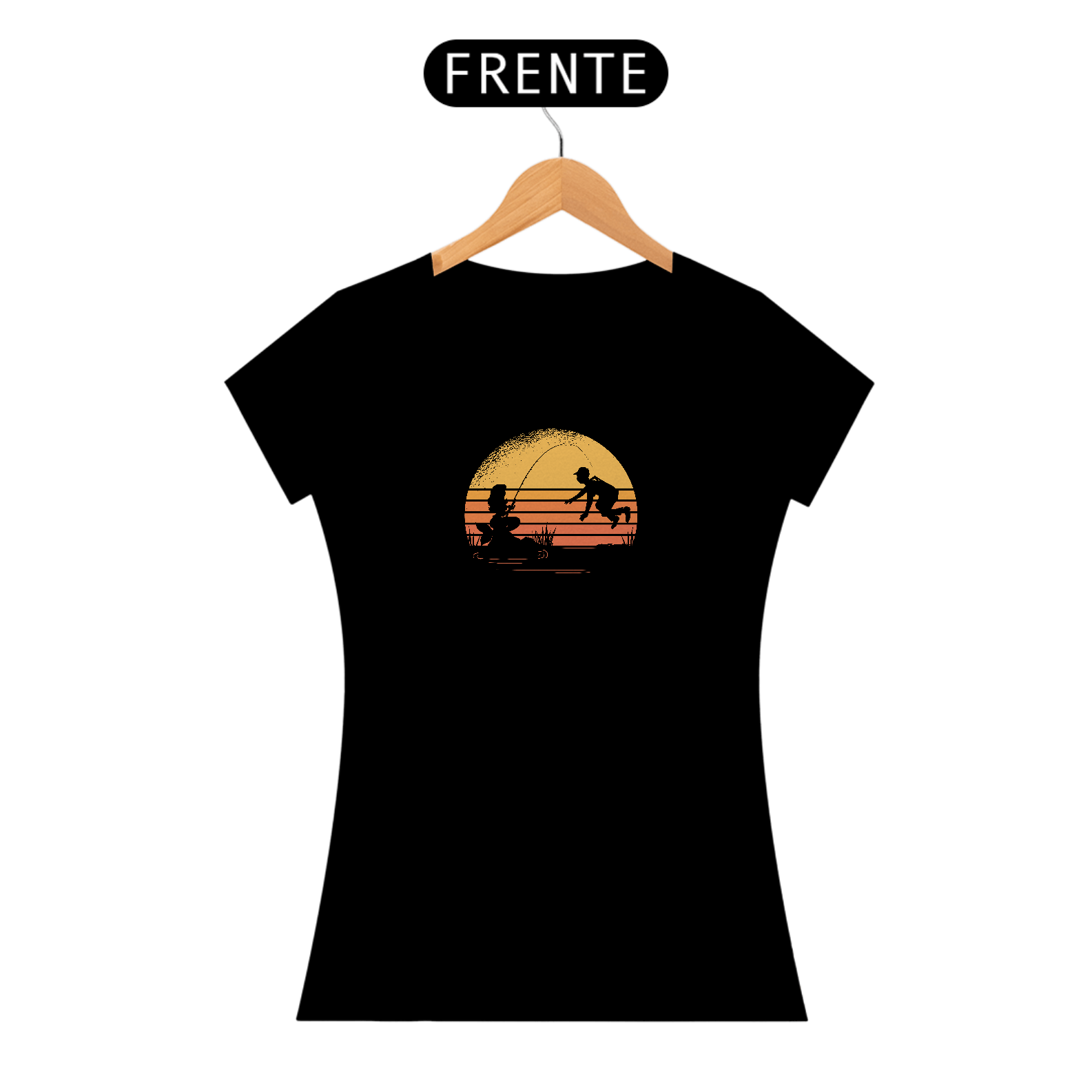 Camiseta Feminina Premium ''PESCANDO O MARIDO''