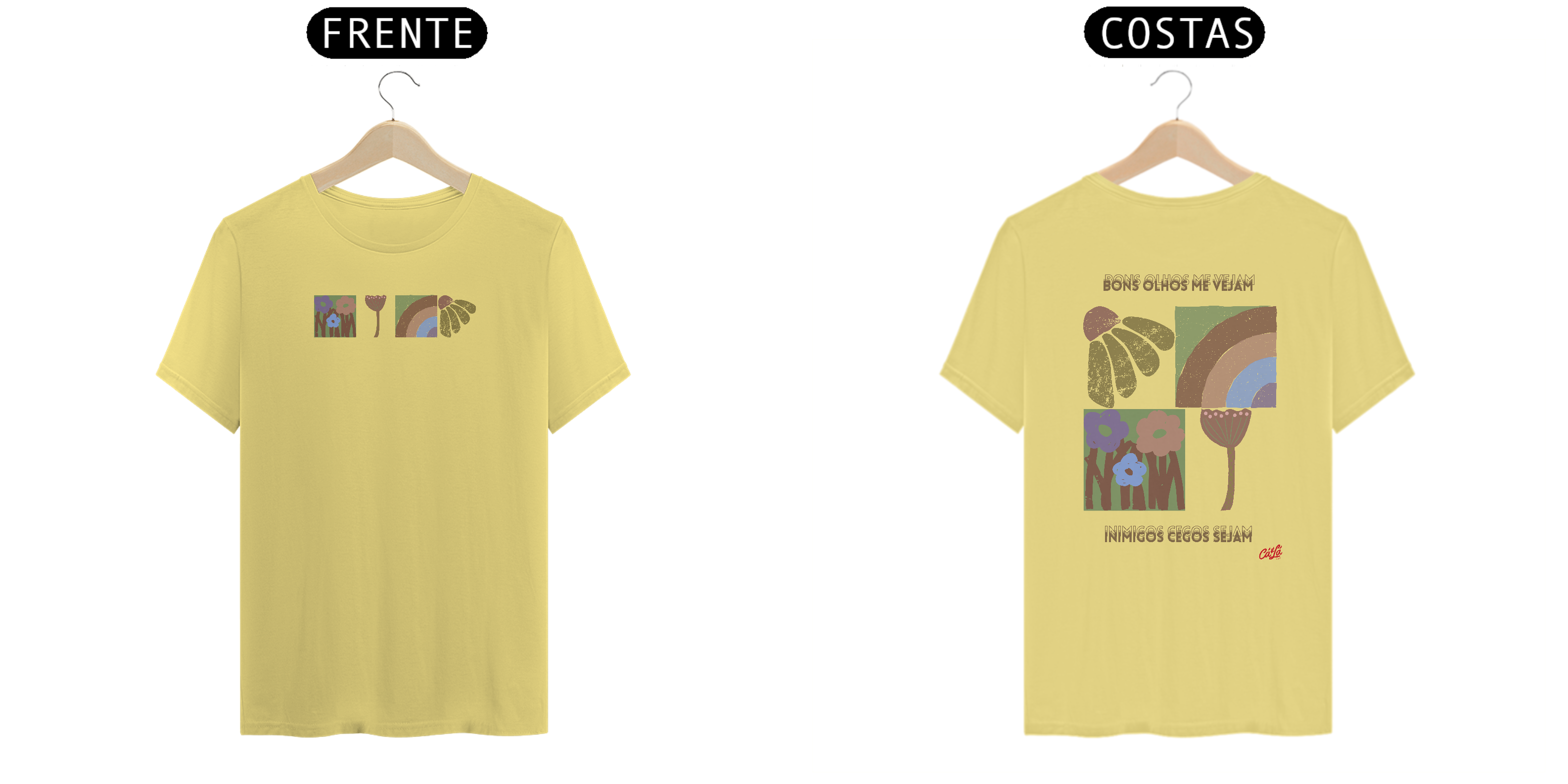 ESTONADA BONS OLHOS FRASE MOSAICO - FC