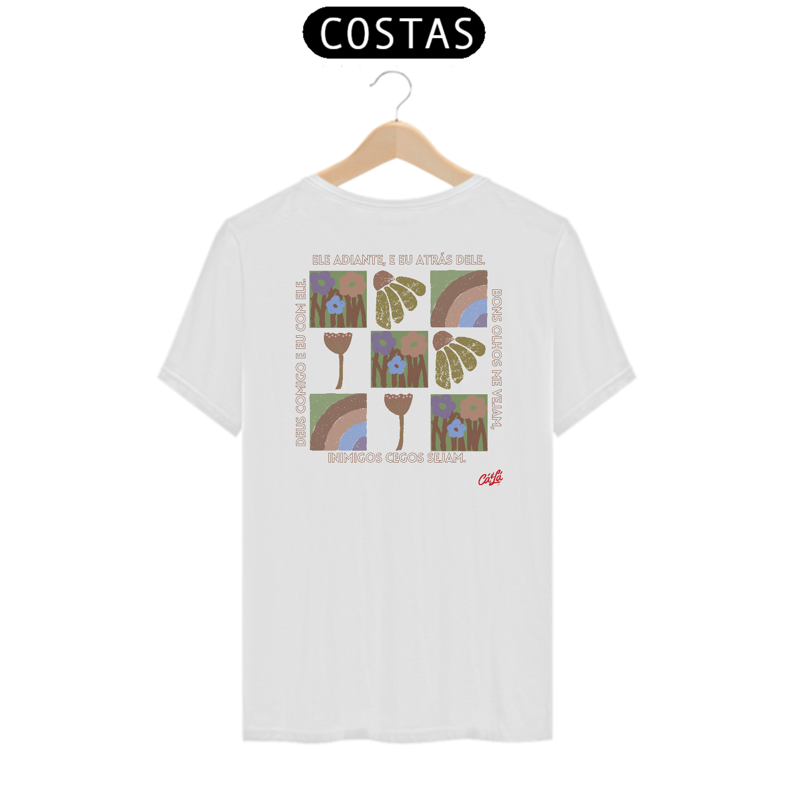 CLÁSSICA DEUS COMIGO MOSÁICO - COSTAS