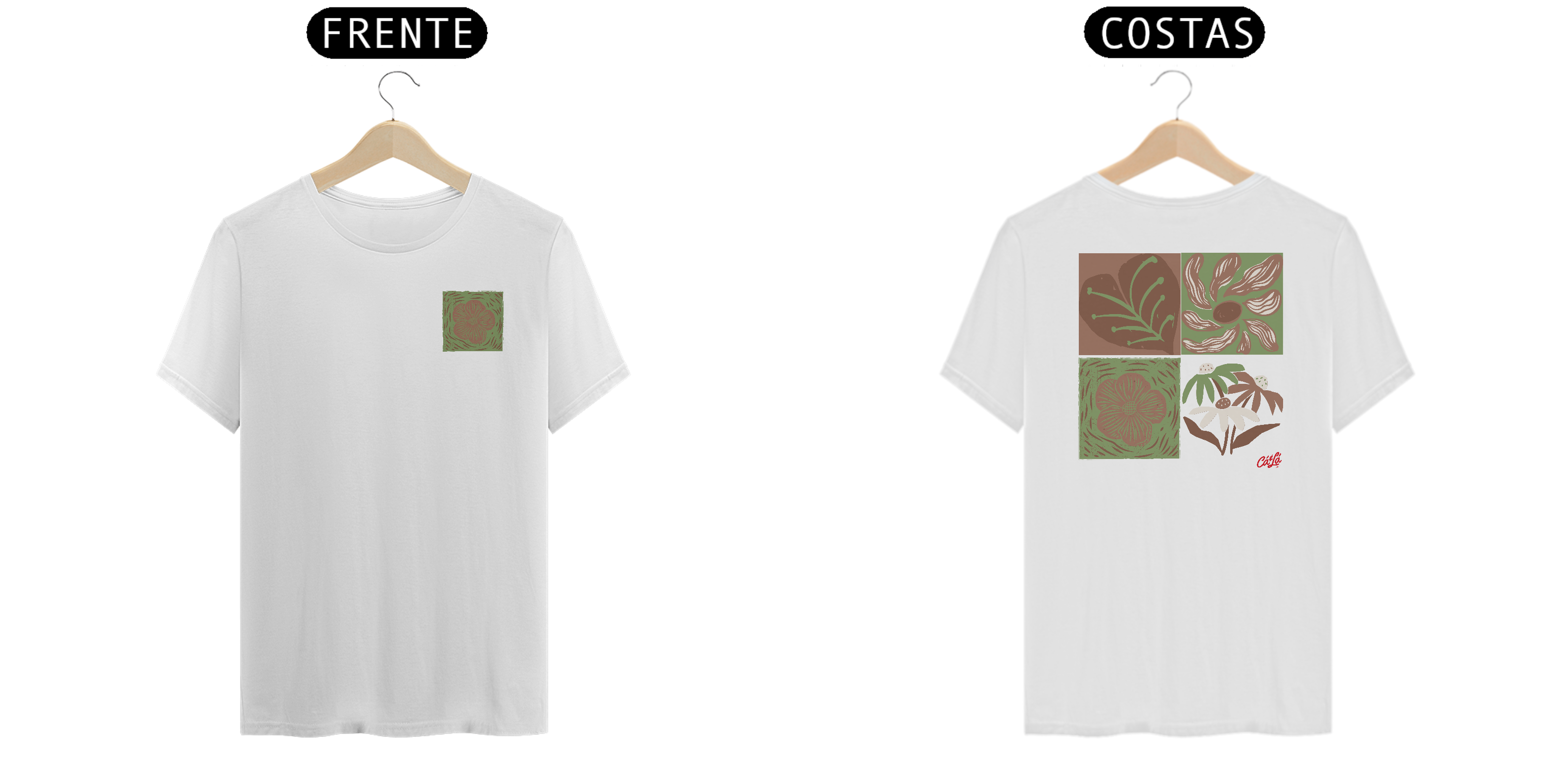 PIMA ALGODÃO PERUANO MOSAICO FLORES - FC