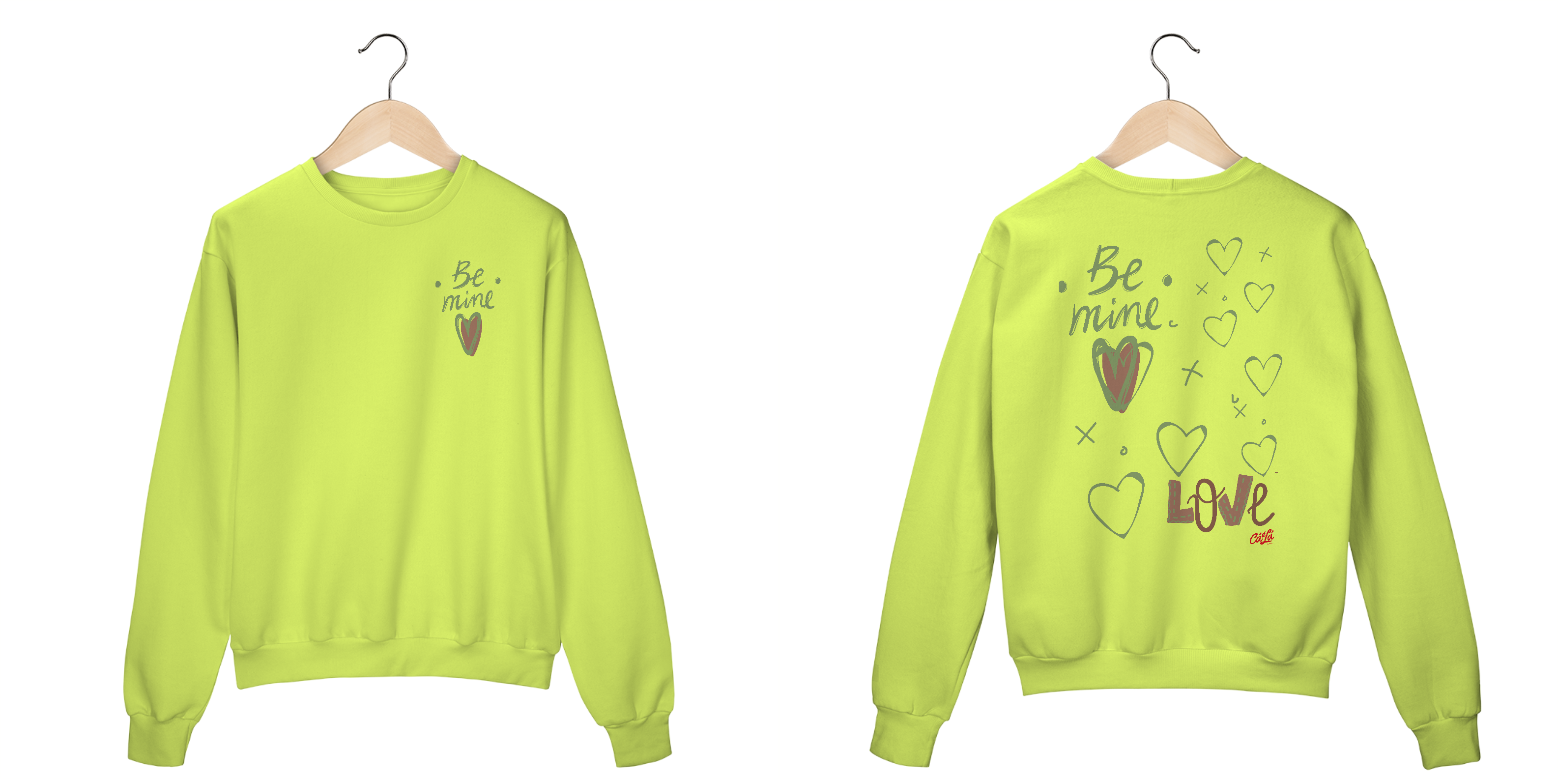 BLUSÕ MOLETOM BE MINE LOVE - FC