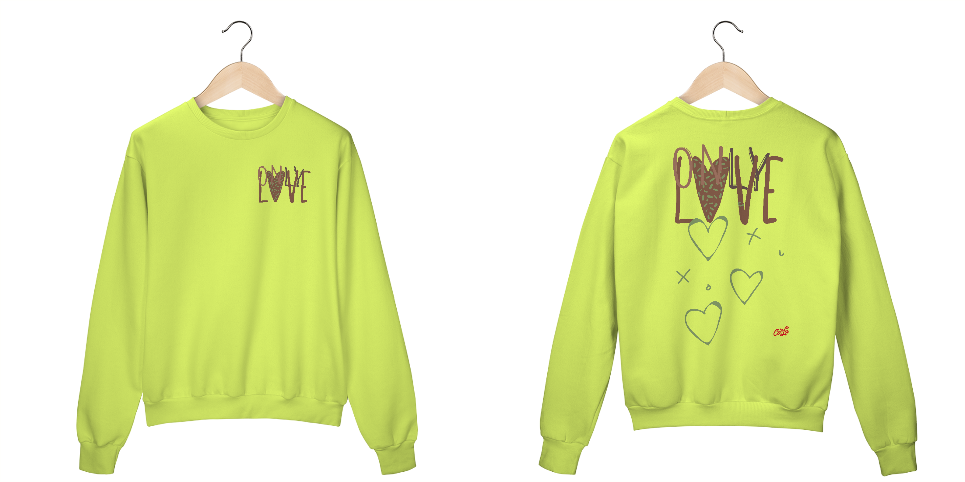 BLUSÃO MOLETOM ONLY LOVE - FC