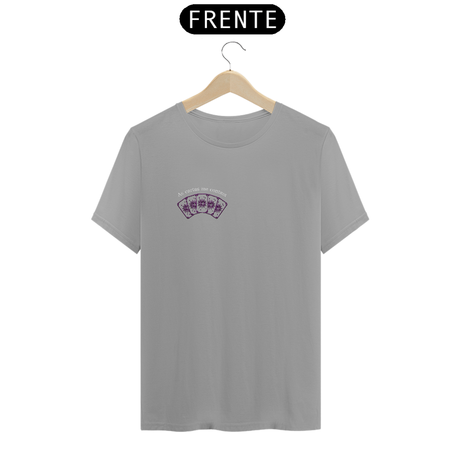 Camiseta - As Cartas me Contam - Letras Claras