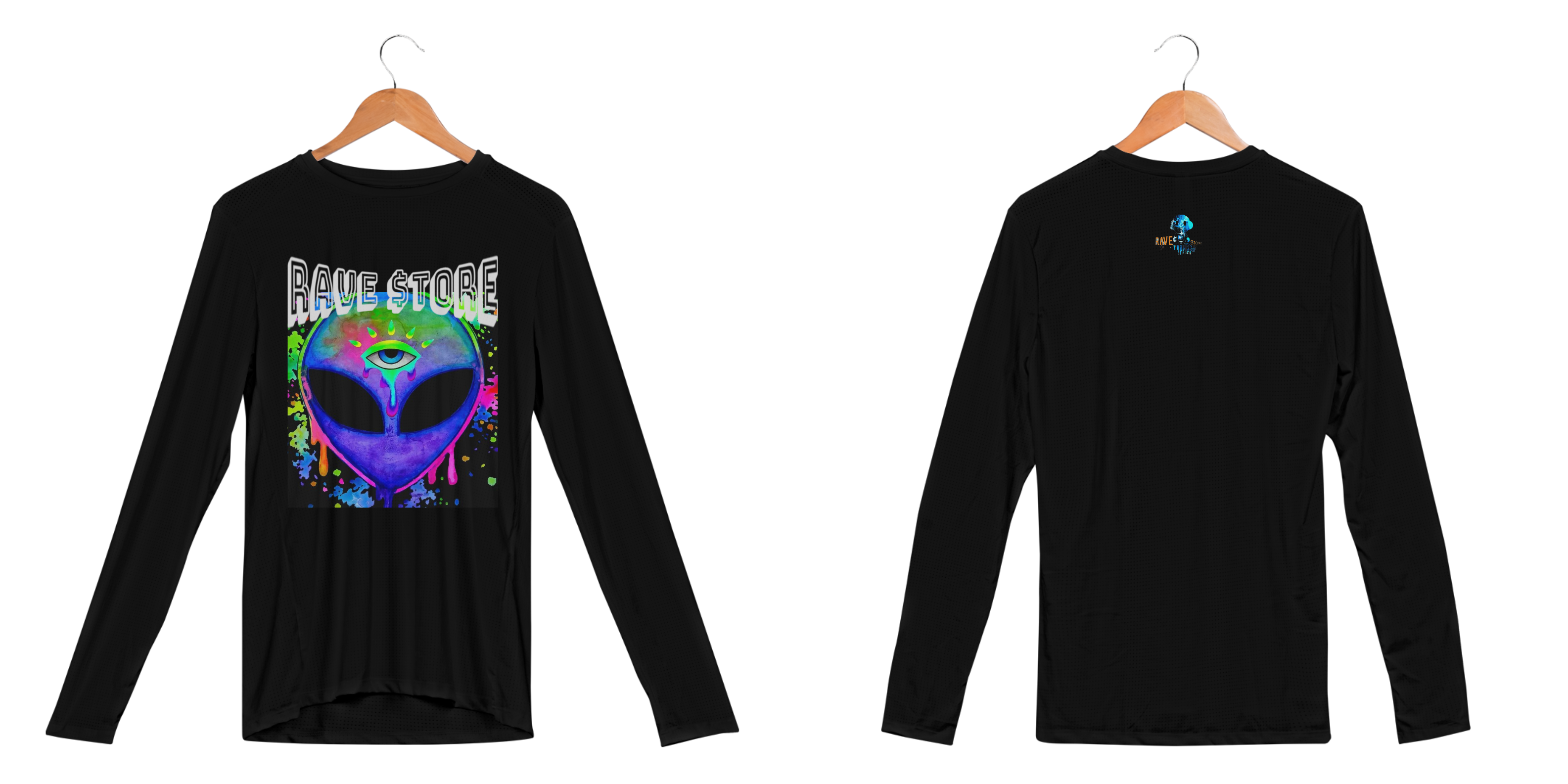 Camisa Manga Longa Sport Dry Uv / Alucinógenos Rave